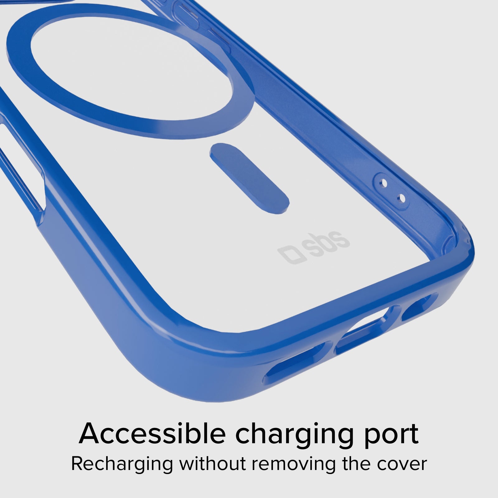 Cover per iPhone 16 Pro con bordi colorati compatibile con ricarica MagSafe