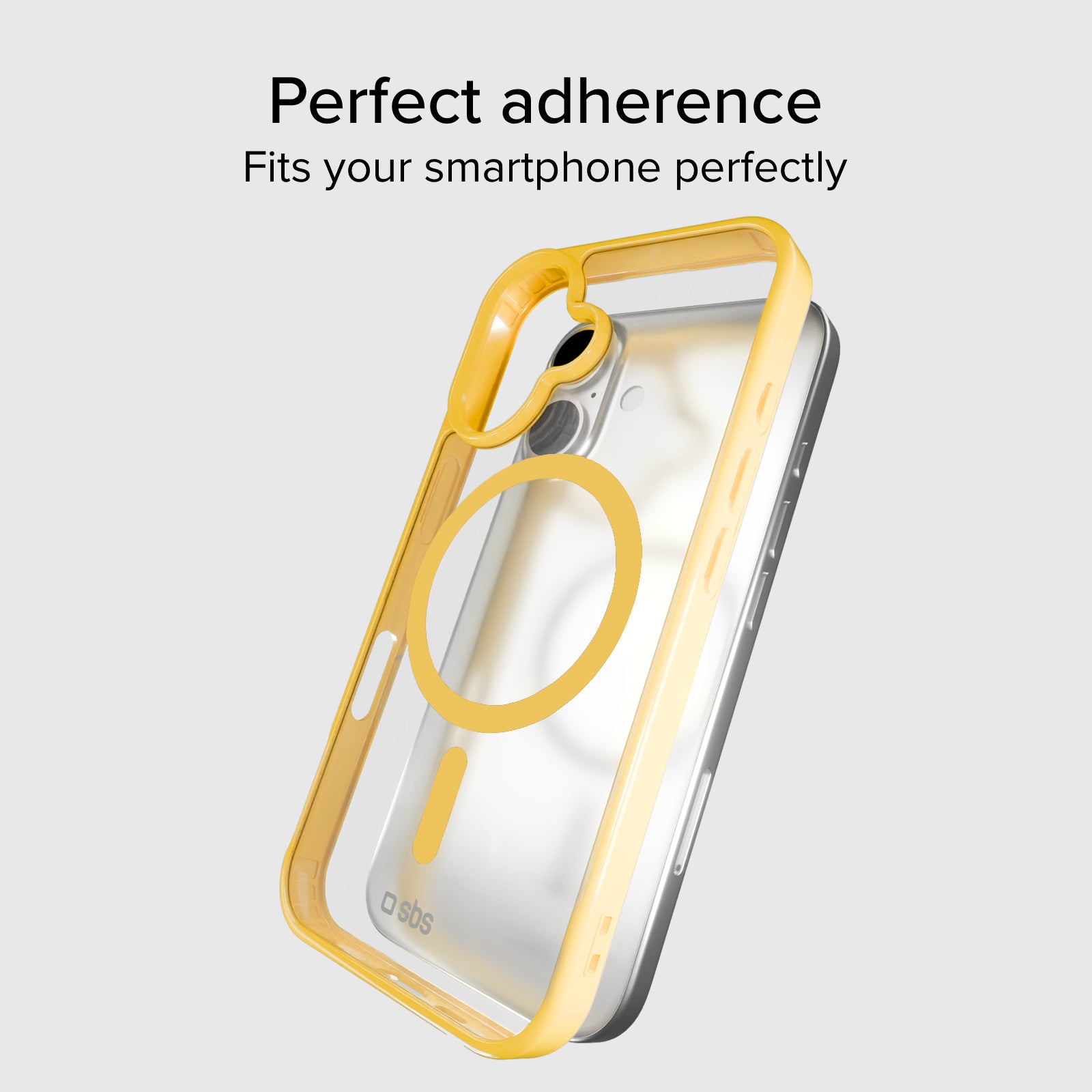 Funda para iPhone 16 con bordes de color, compatible con carga MagSafe