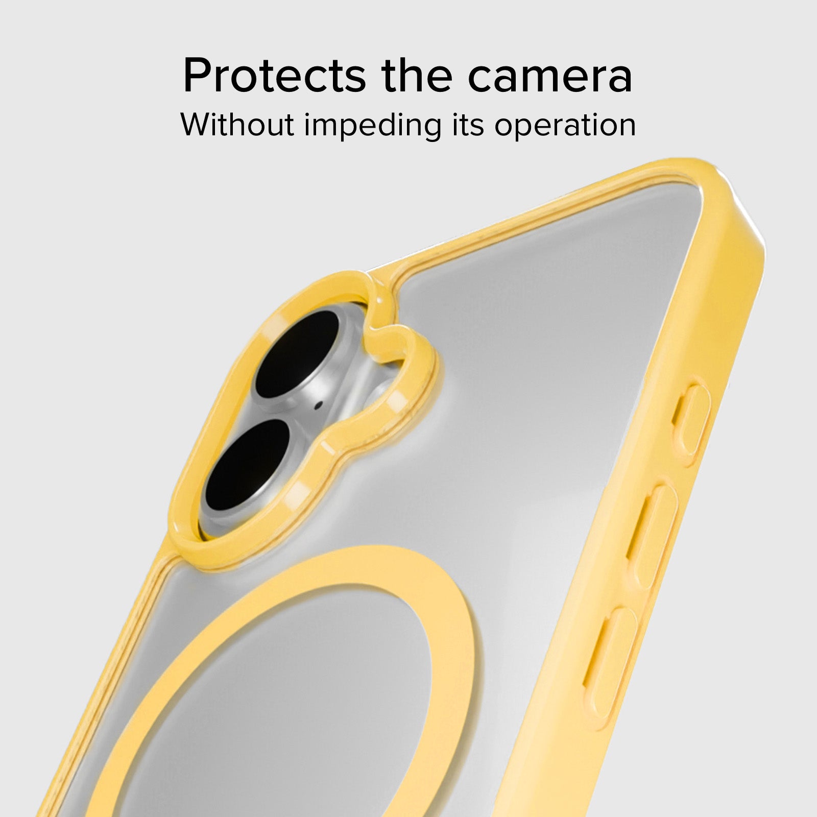Funda para iPhone 16 con bordes de color, compatible con carga MagSafe