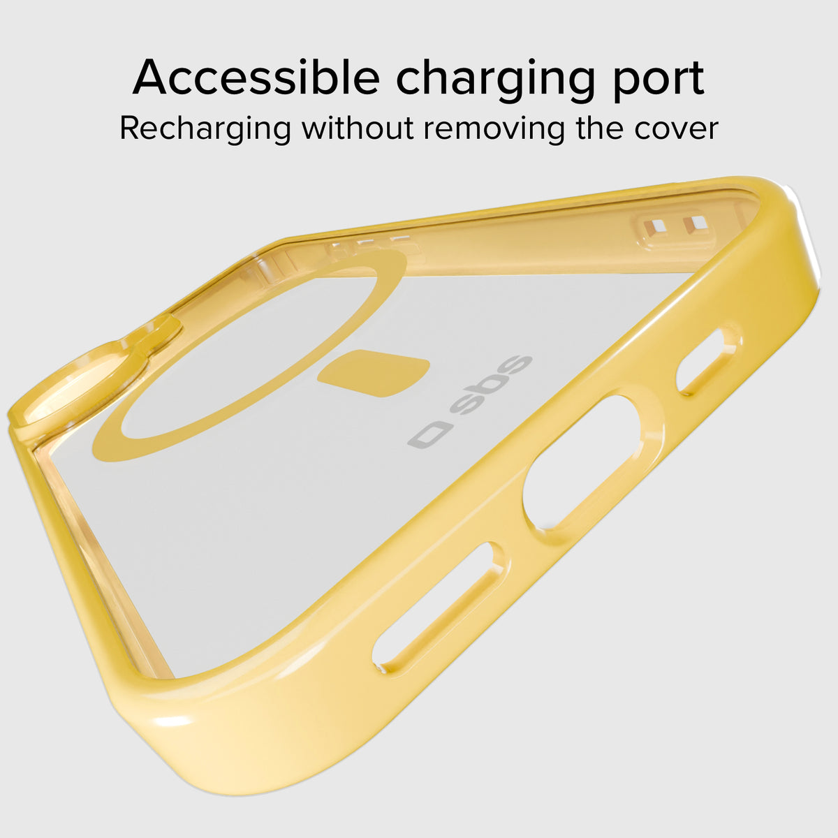 Funda para iPhone 16 con bordes de color, compatible con carga MagSafe