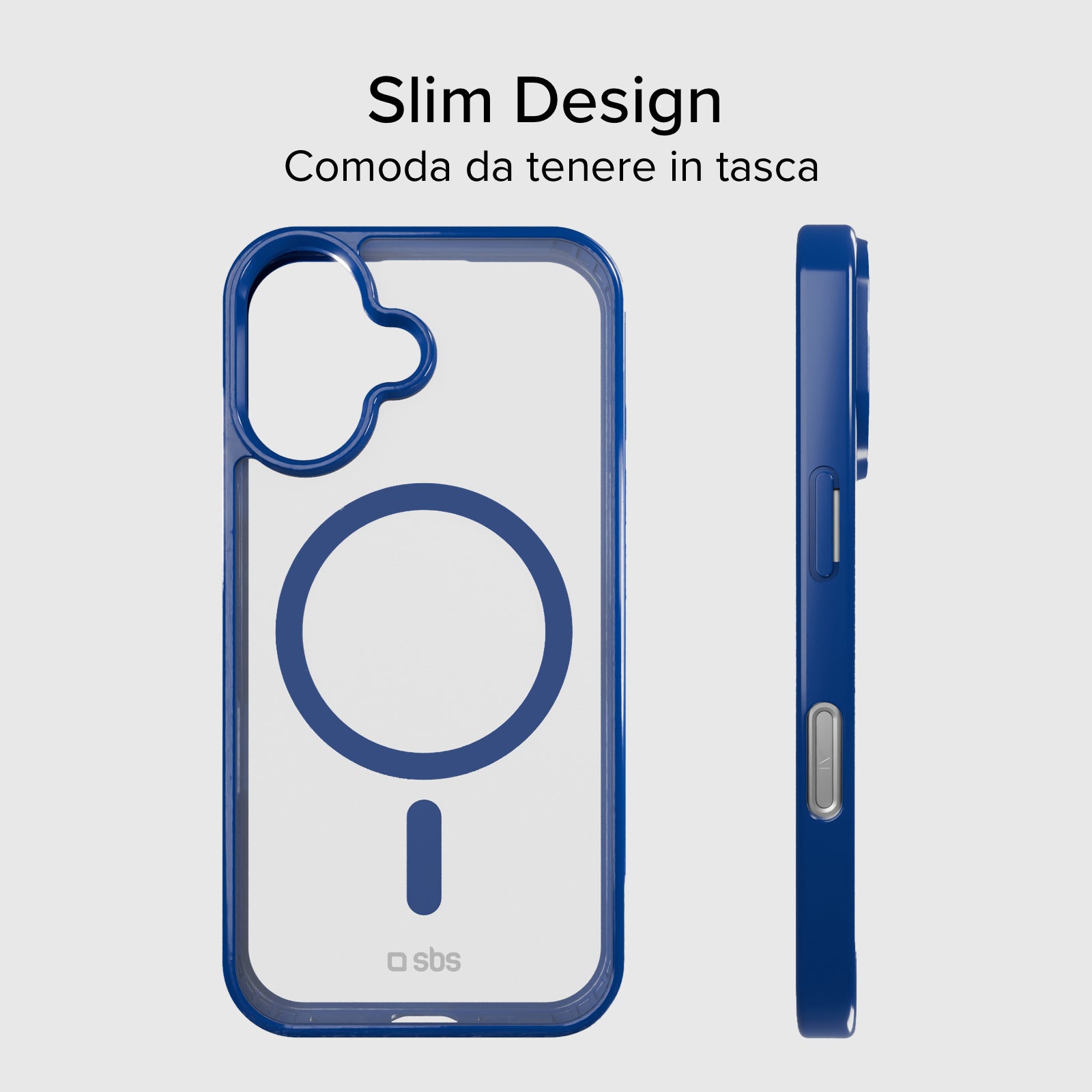 Cover per iPhone 16 Plus con bordi colorati compatibile con ricarica MagSafe