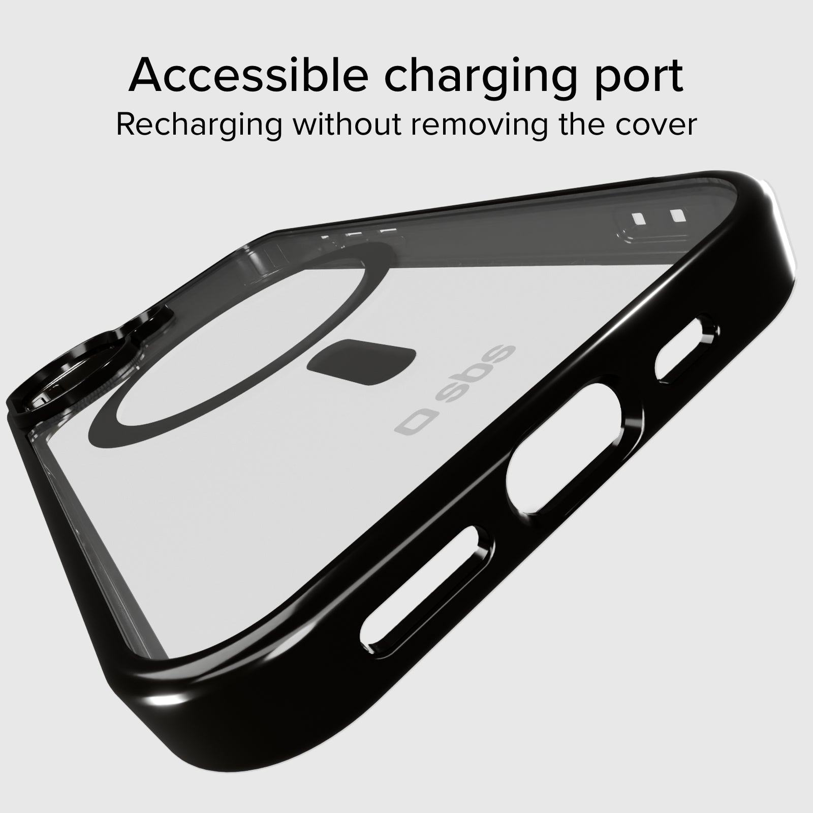 Cover per iPhone 16 Plus con bordi colorati compatibile con ricarica MagSafe