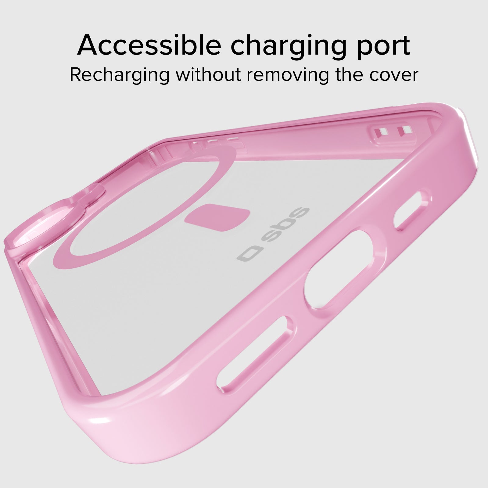Cover per iPhone 16 Plus con bordi colorati compatibile con ricarica MagSafe