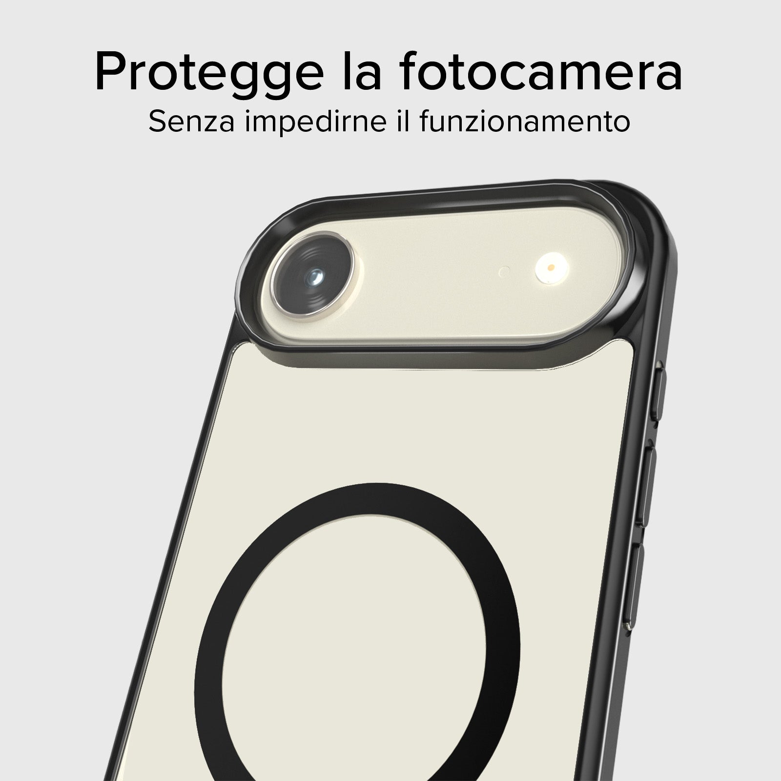 Cover for iPhone Air with coloured edges compatible with MagSafe charging