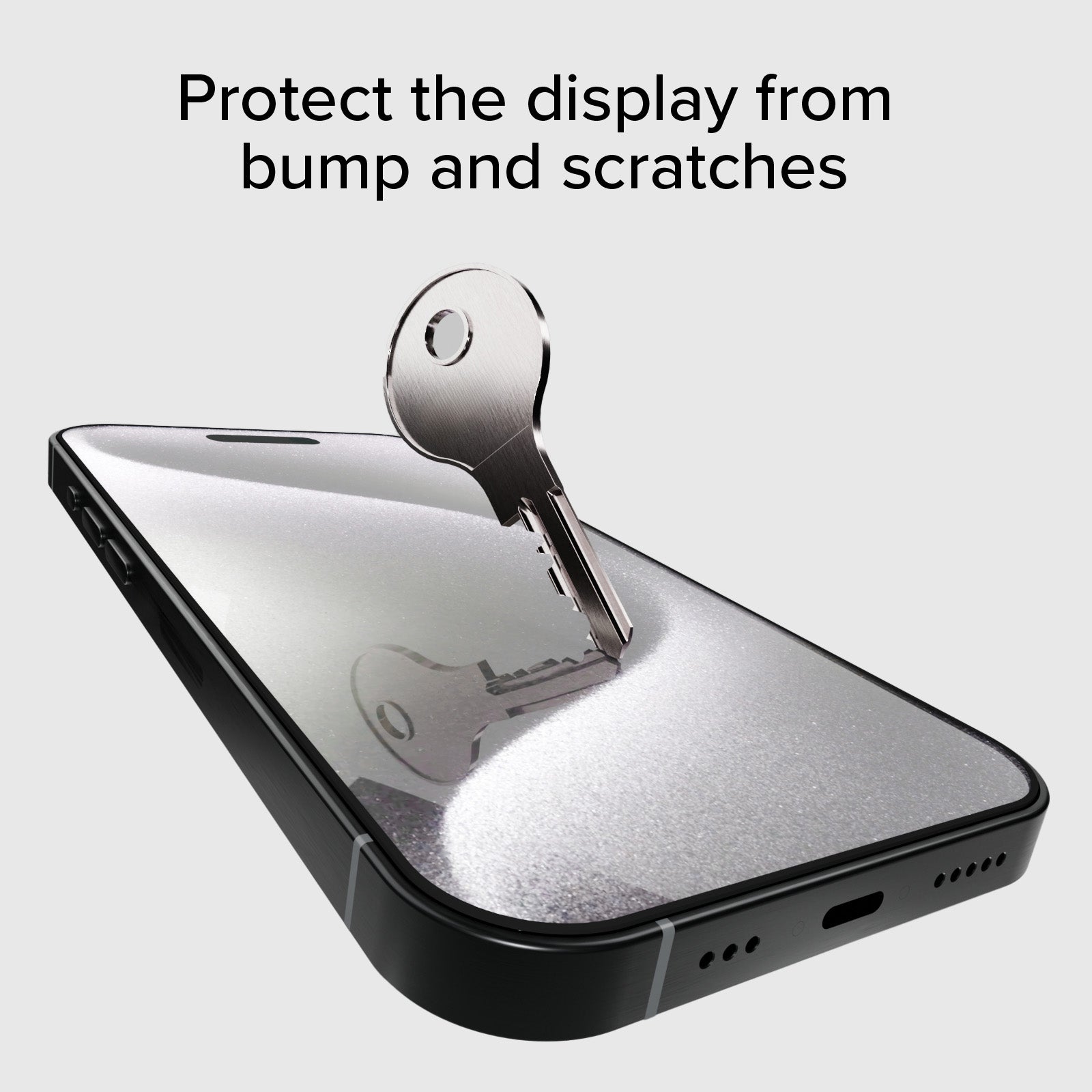 Glas Displayschutz Full Cover für iPhone 15 Pro Max