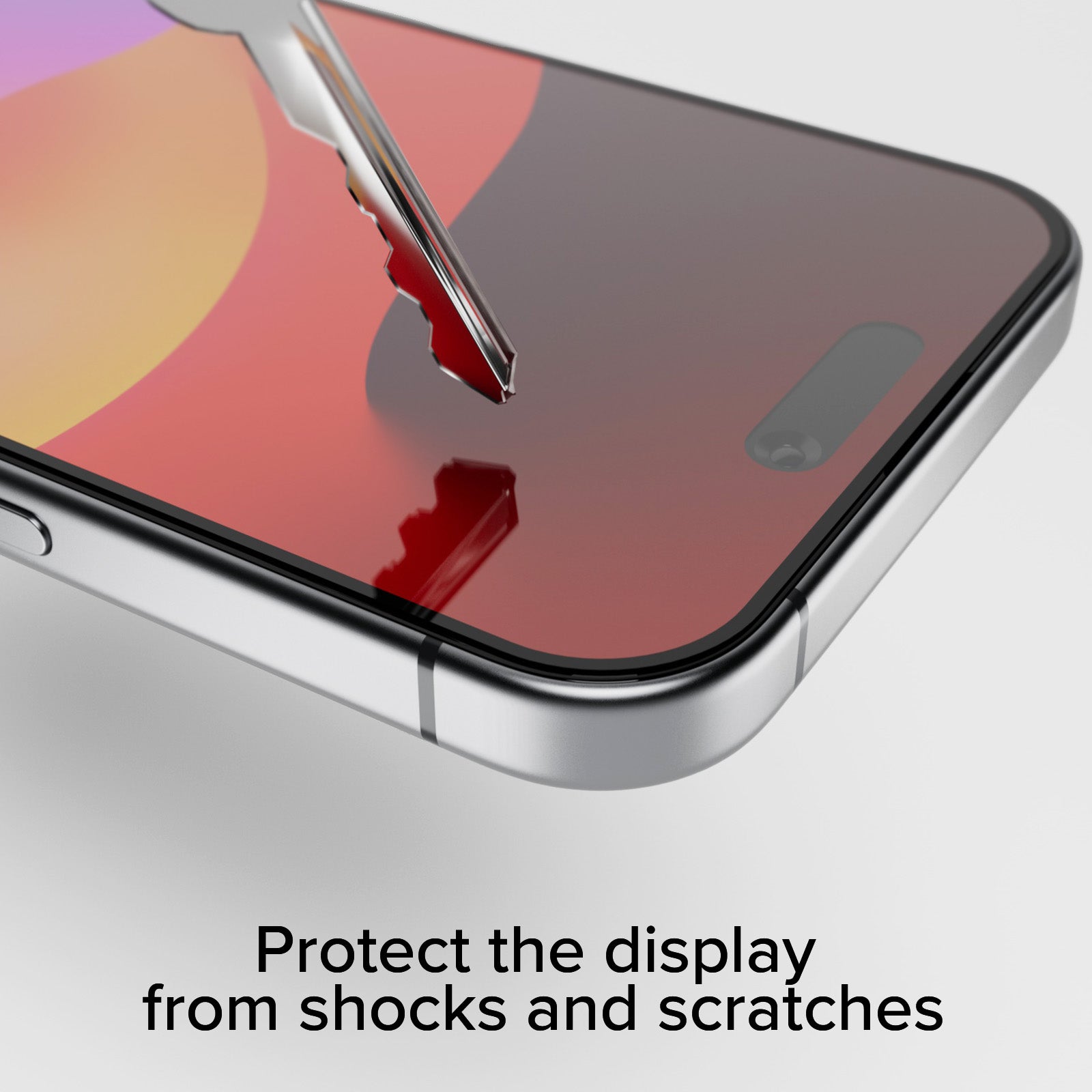 Glas Displayschutz Full Cover für iPhone 16 Plus/15 Plus