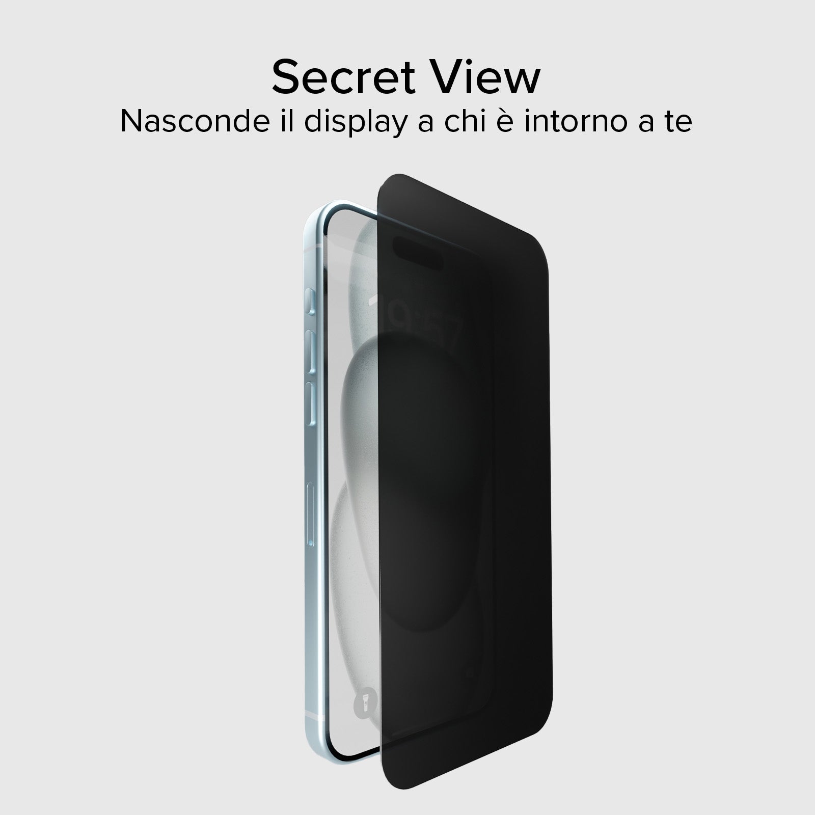 Protection d'écran en verre Full Cover Privacy pour iPhone 15 Plus