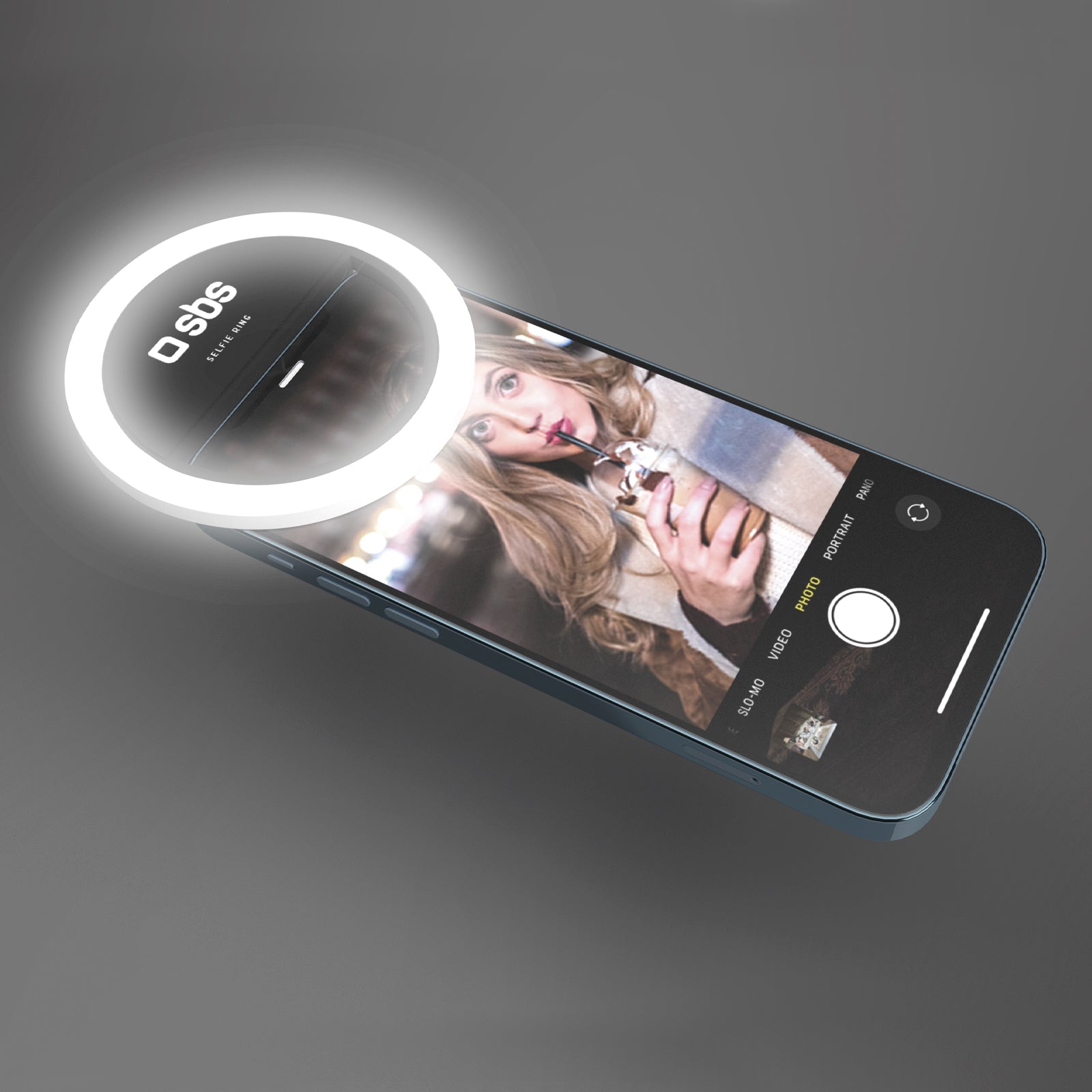Anello LED universale con clip per video e foto