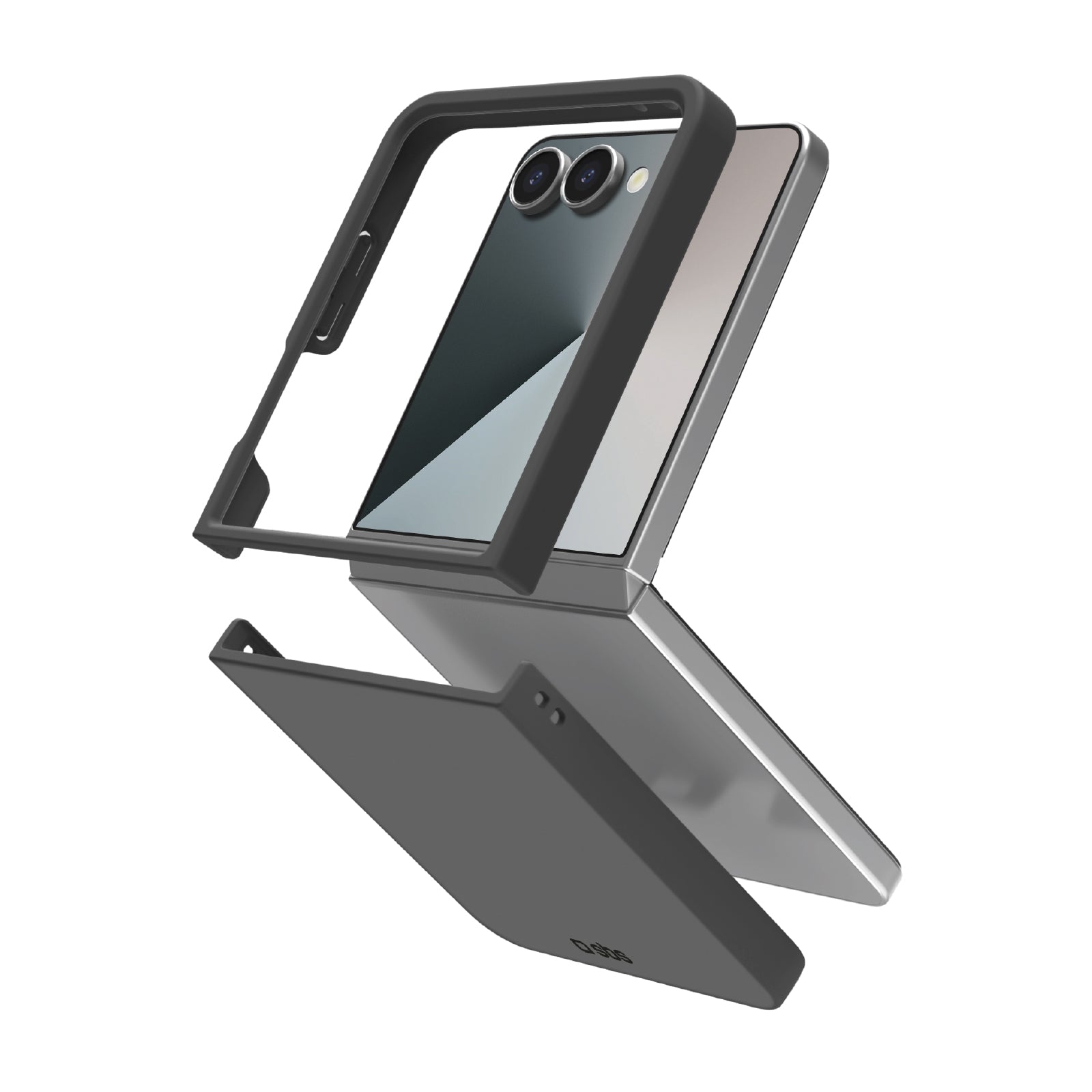 Coque en silicone avec intérieur en microfibre pour Samsung Z Flip 7