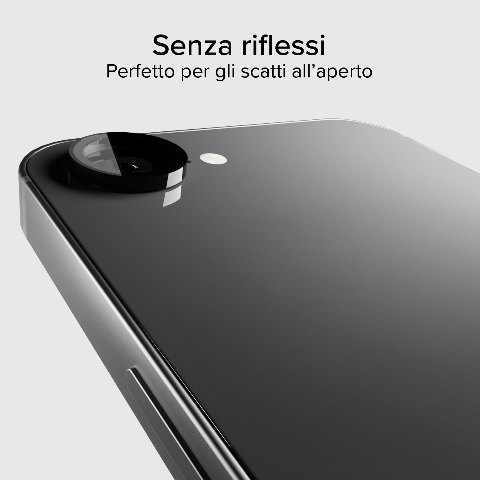 Single protective lenses for camera