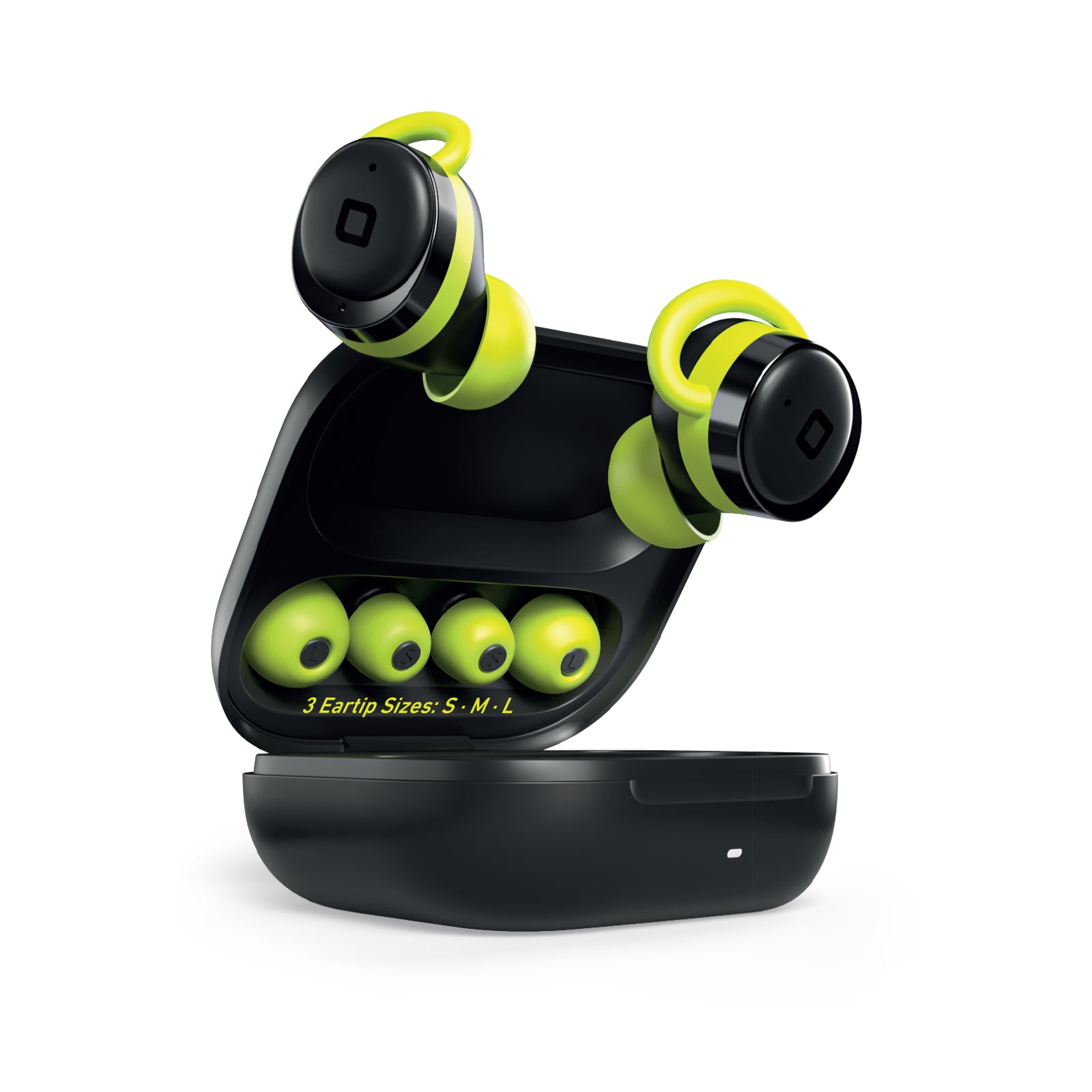 Auricolari wireless sport con archetto e custodia di ricarica 20 ore, IPX4, controlli touch e assistente vocale