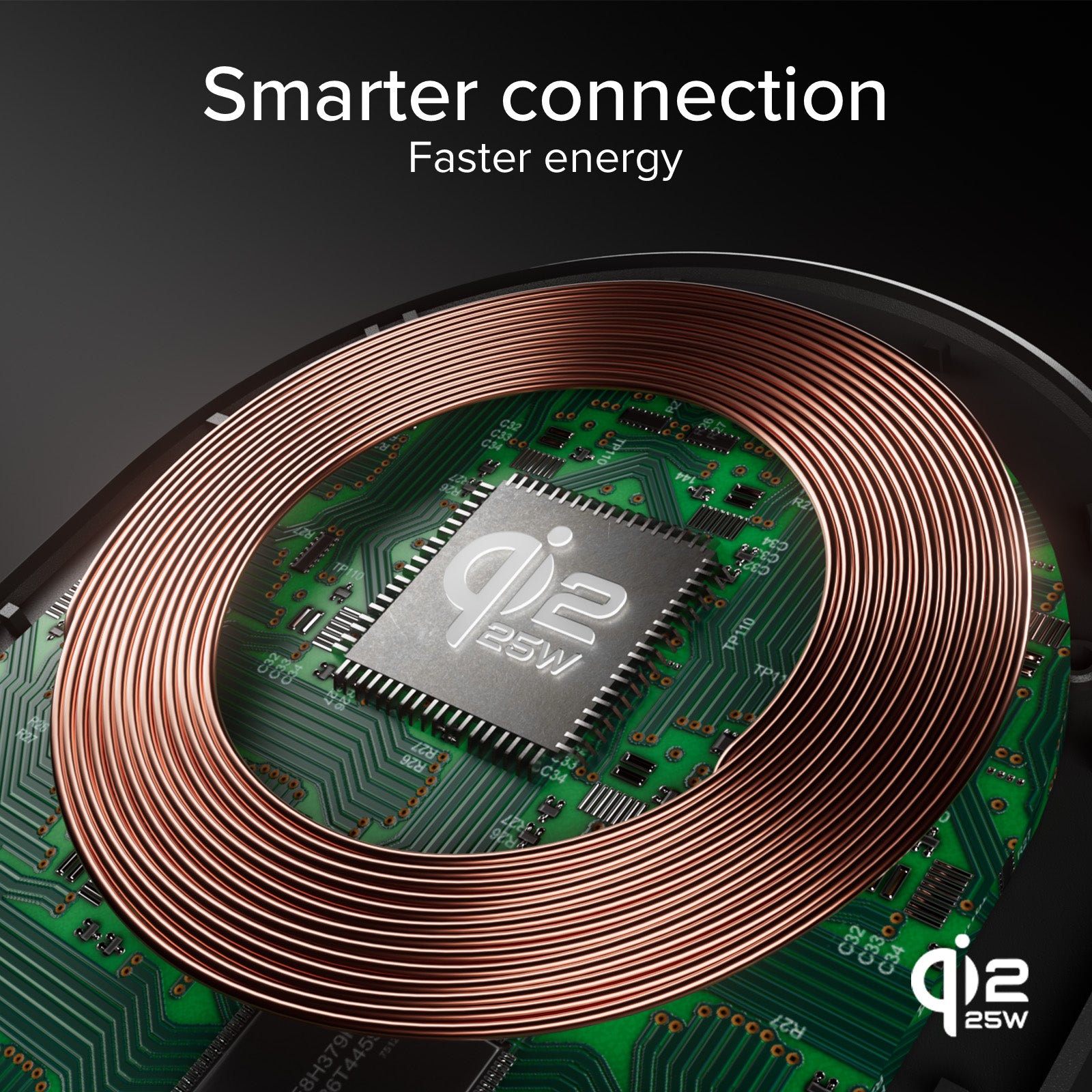 Magnetische Kfz-Halterung mit 25W Qi2.2 Wireless-Laden und LED für Lüftungsschlitz