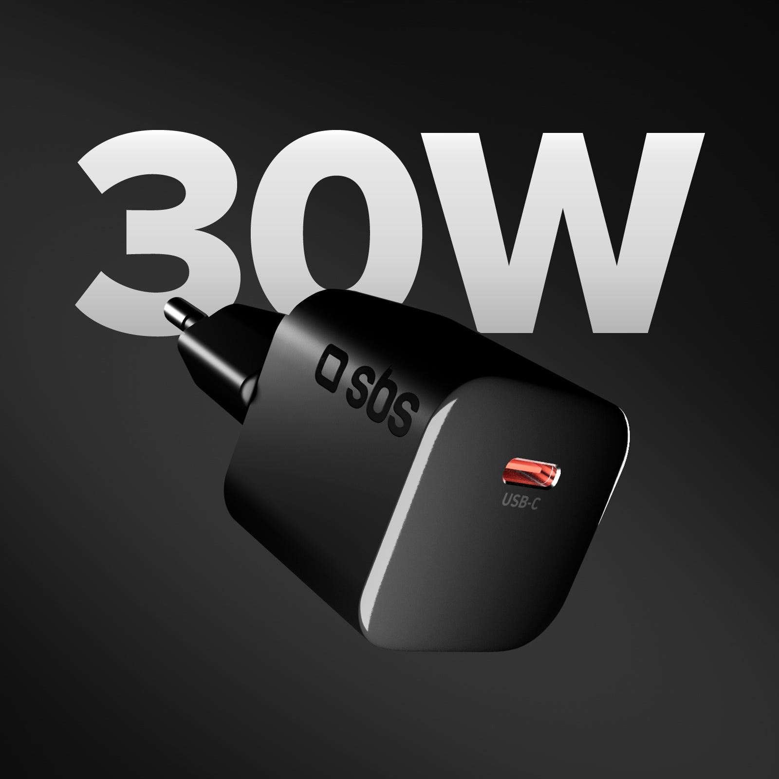 Cargador de pared USB-C 30 W compacto con Power Delivery 3.0 y PPS