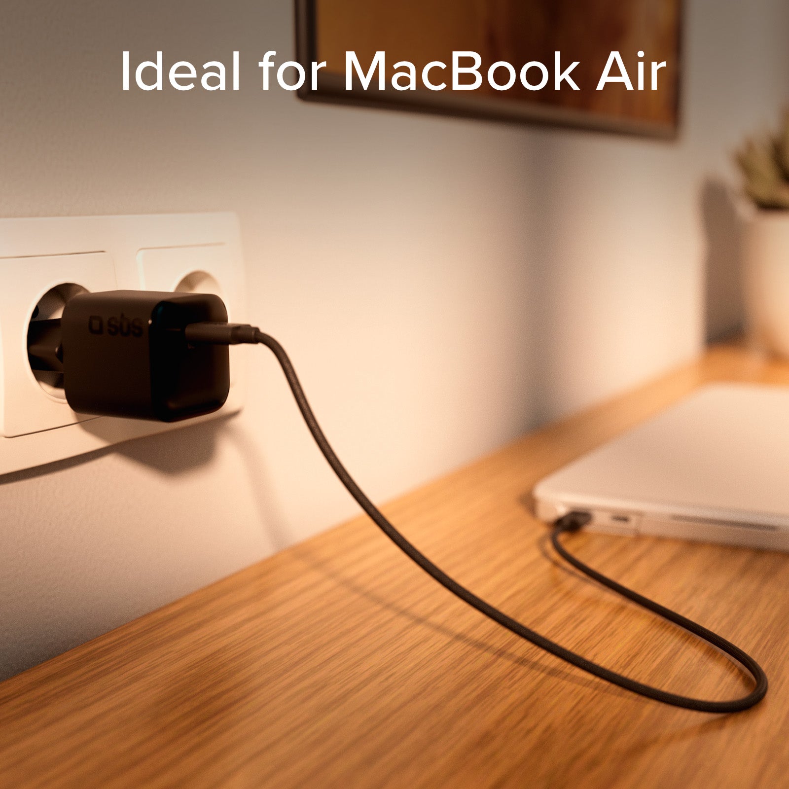 Cargador de pared USB-C 30 W compacto con Power Delivery 3.0 y PPS