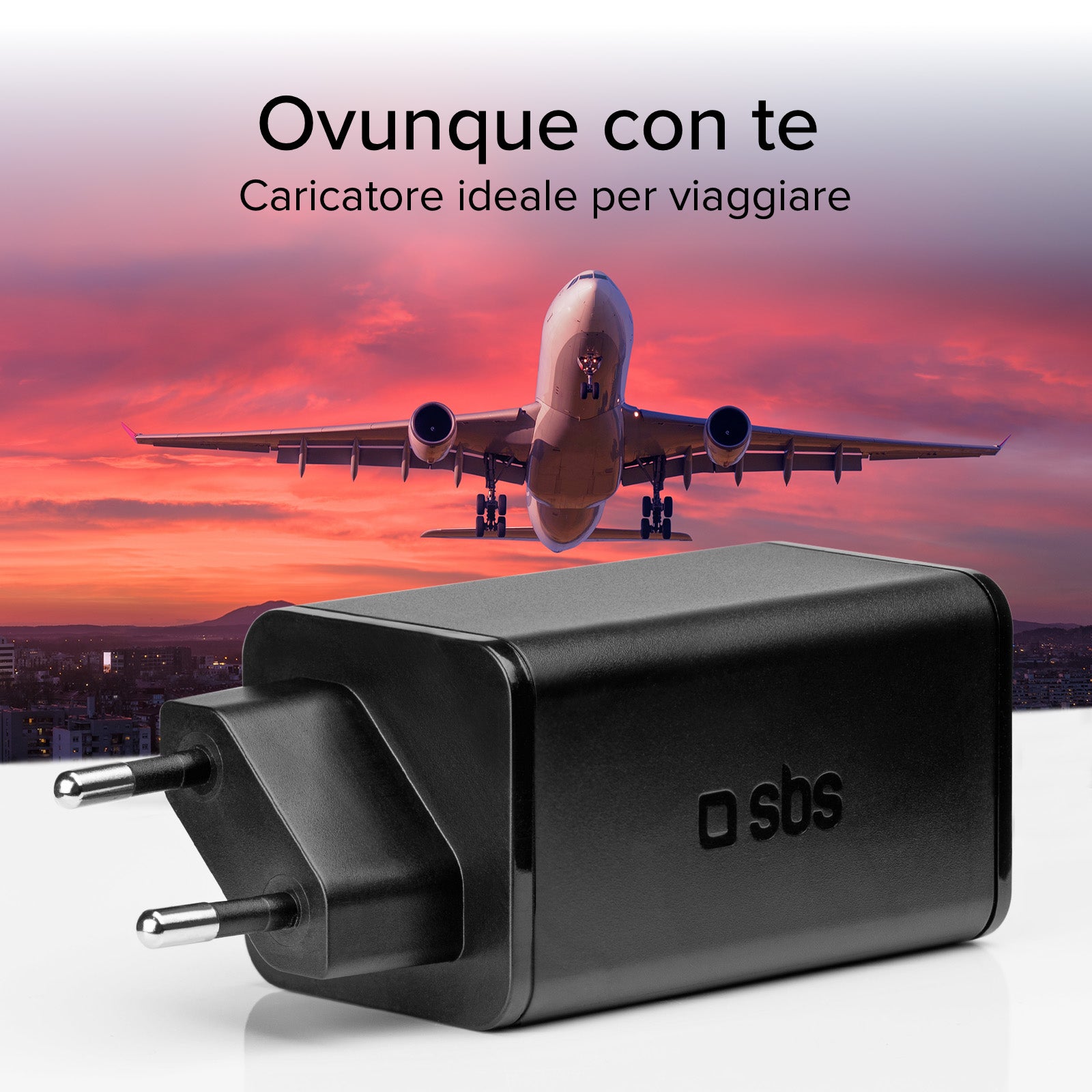 Caricatore caricabatterie GaN da 65 Watt con Power Delivery (PD)