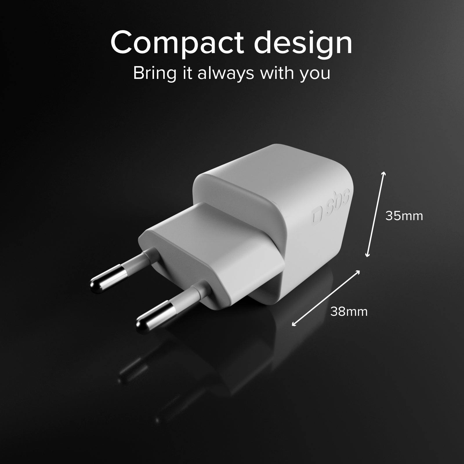 Kit caricatore 30W GaN con cavo USB‑C 1.5m