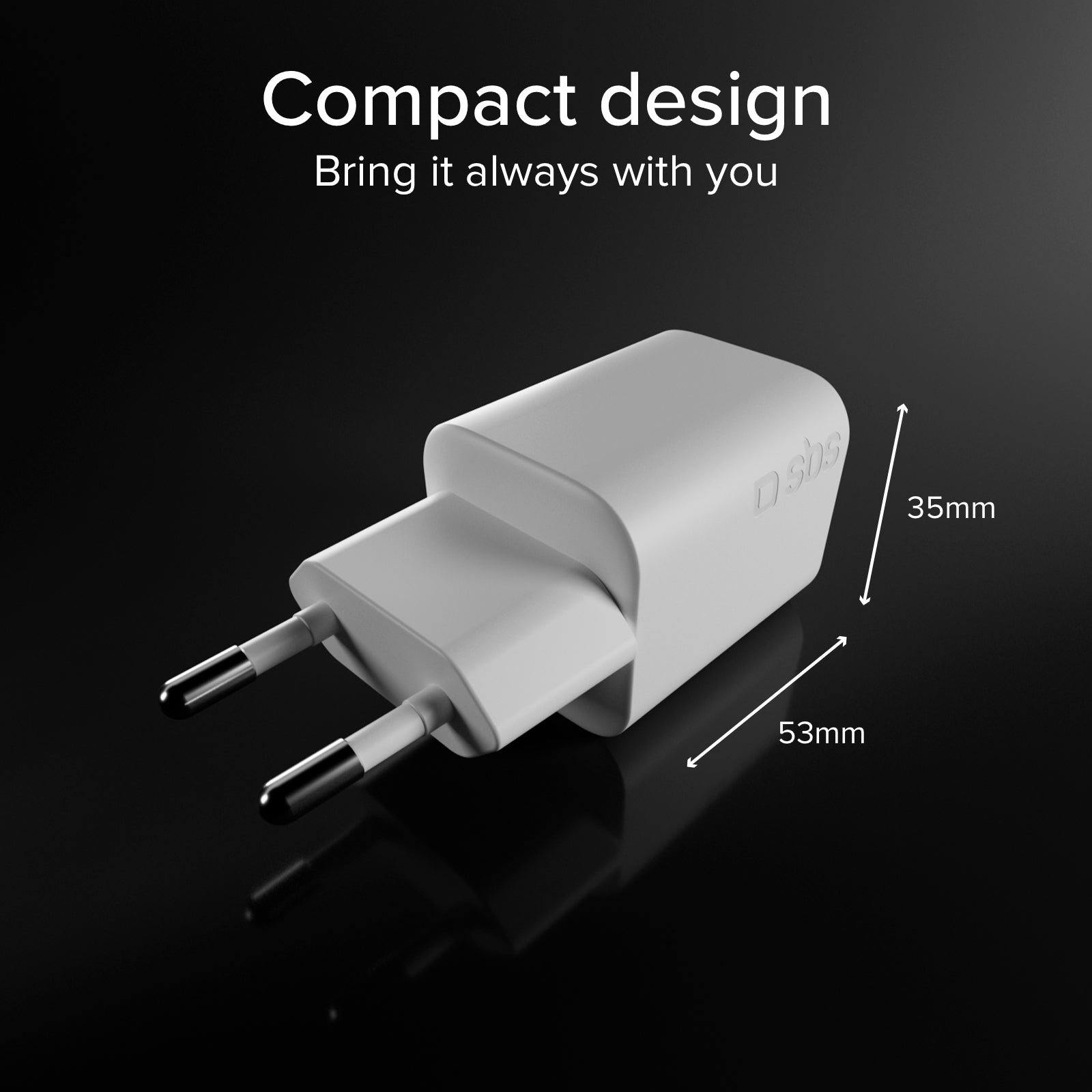 Kit caricatore da parete 45W GaN e Power Delivery, con cavo USB-C 1.5m