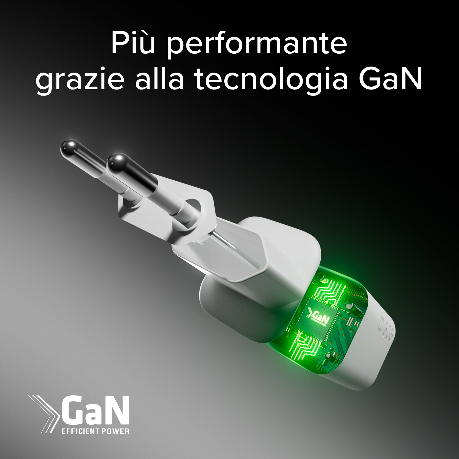 Kit caricatore da parete 45W GaN e Power Delivery, con cavo USB-C 1.5m