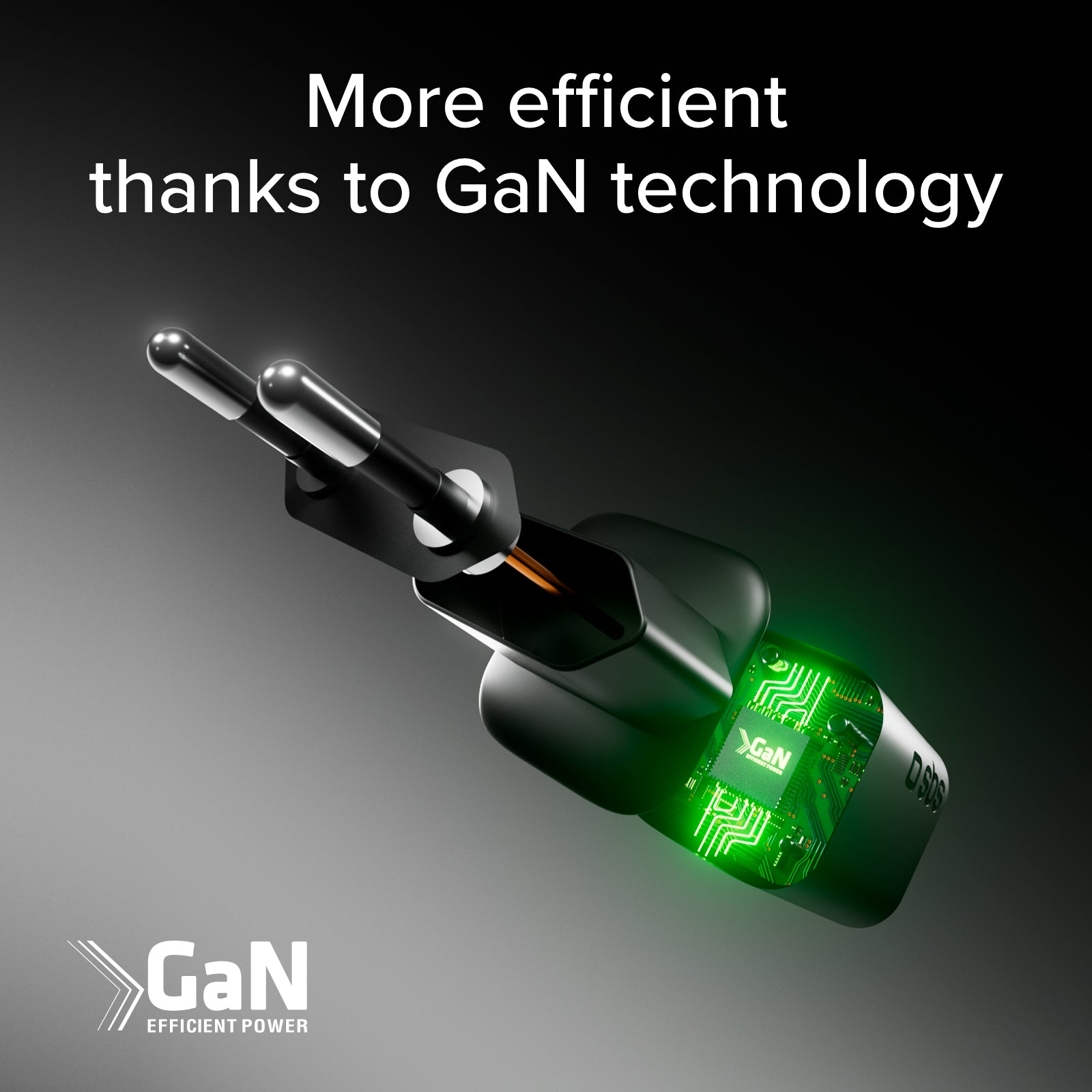 65W GaN Power Delivery Wandladegerät-Set mit USB-C-Kabel 1,5 m für schnelles Laden