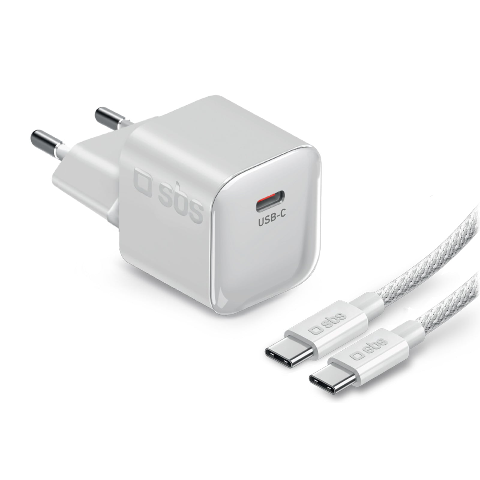 Kit de charge avec chargeur secteur 40W et câble USB-C tressé 1,5 m