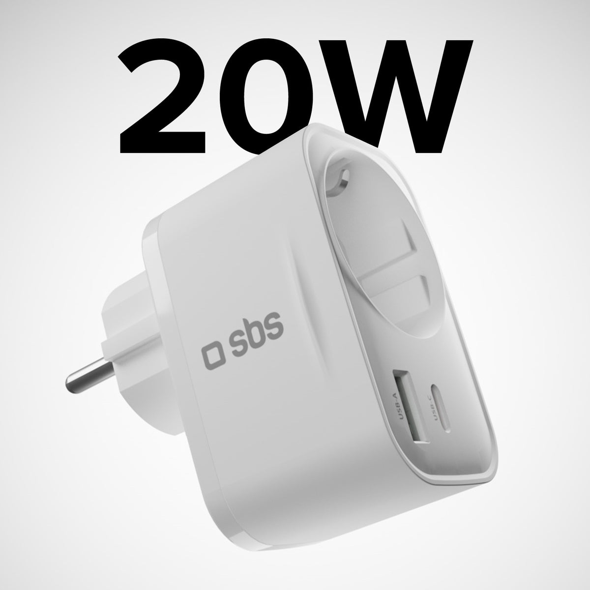 Multi-Socket Charger 20W, suitable for MacBook Neo