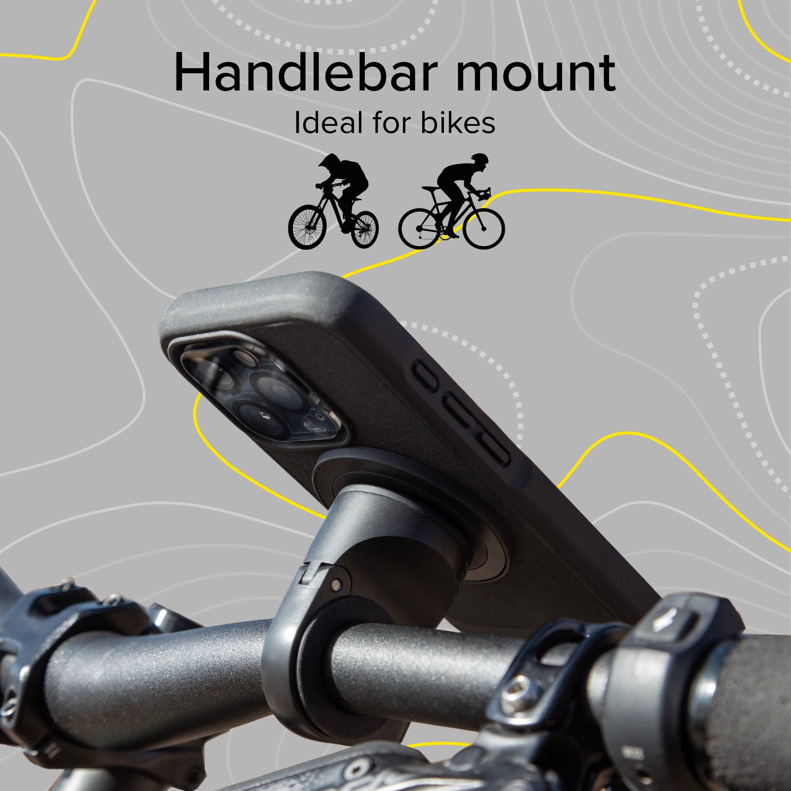 Portacellulare universale Lock Pro per bici e monopattini