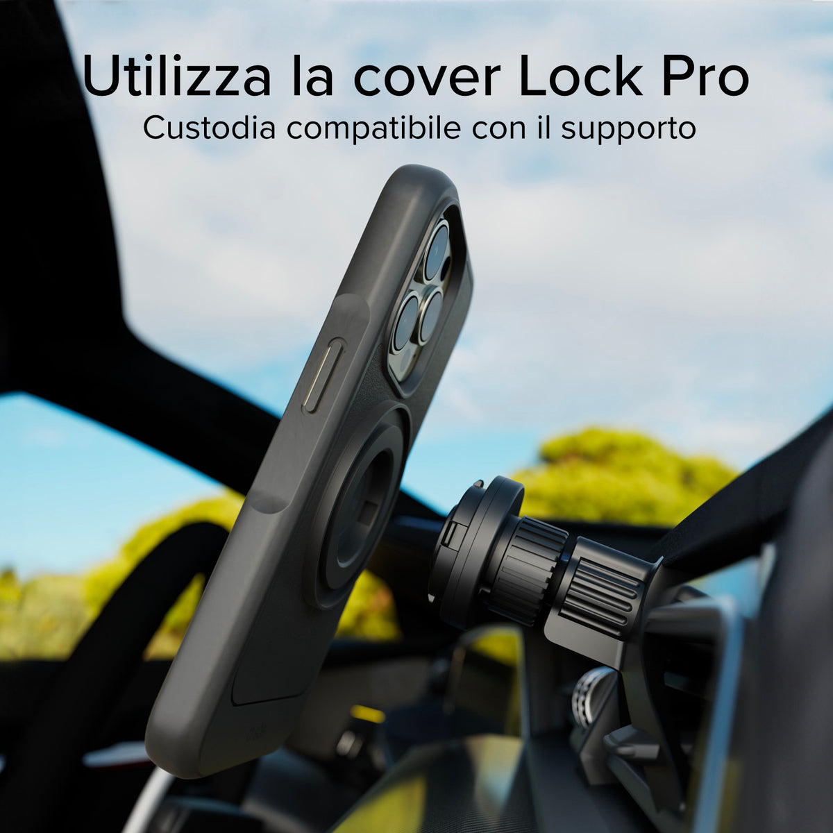 Soporte de coche para rejillas de ventilación con sistema de bloqueo LockPro