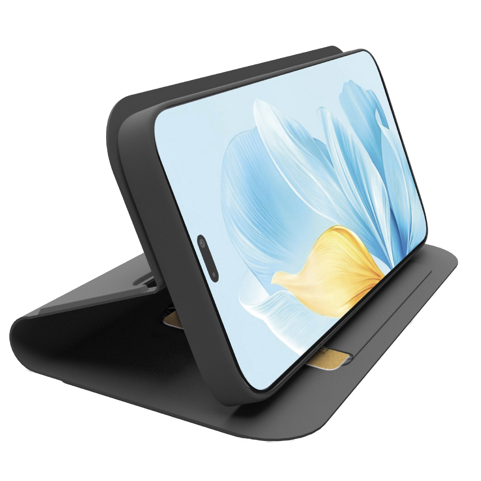 Book-style case with stand support and soft touch surface for Honor 200 Lite