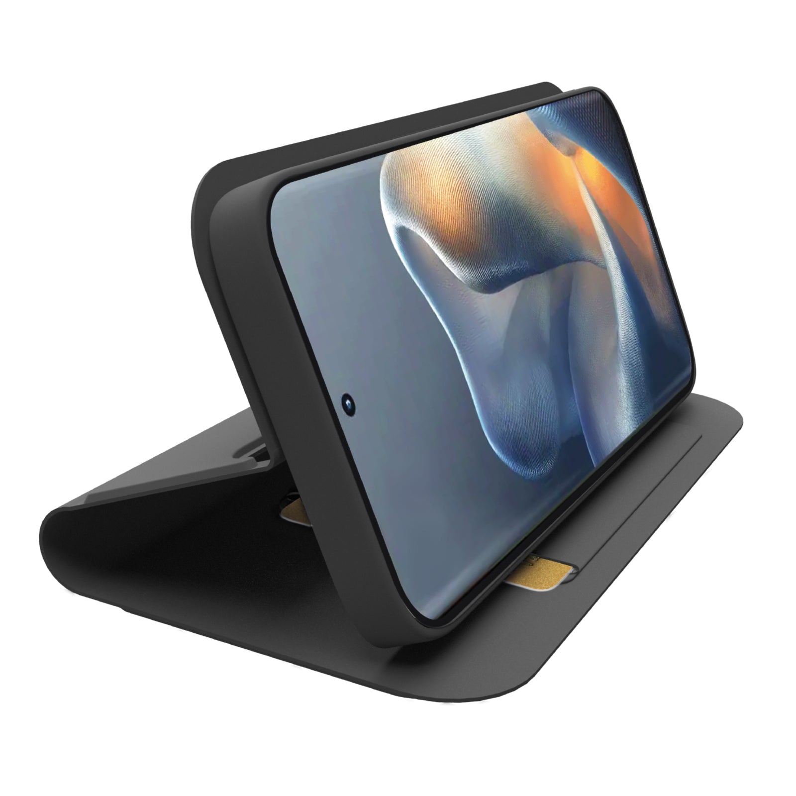 Custodia a libro con supporto stand e superficie soft touch per Motorola Edge 60