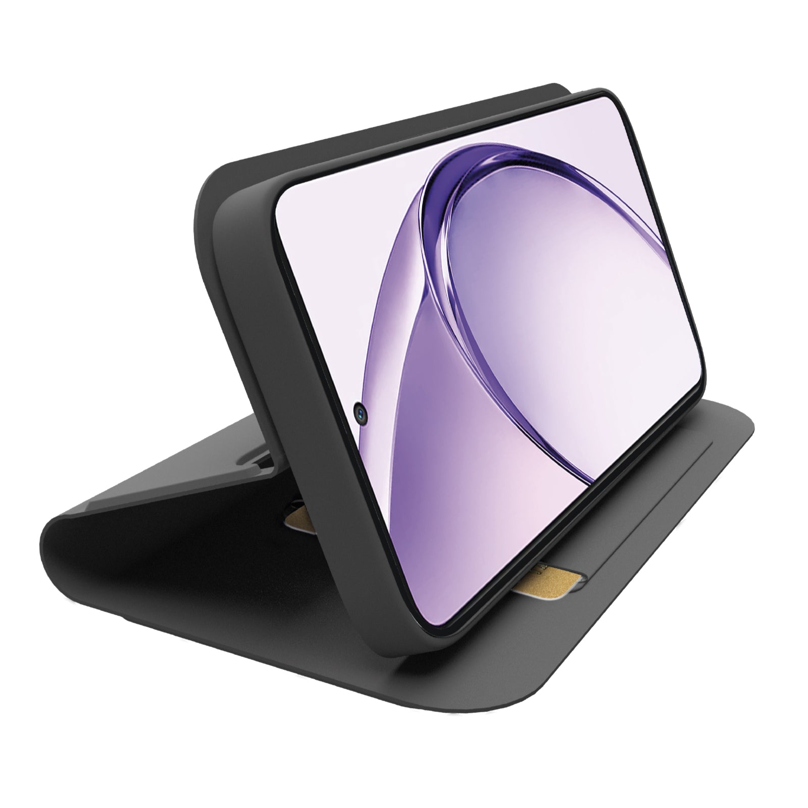 Custodia a libro con supporto stand e superficie soft touch per Oppo A80