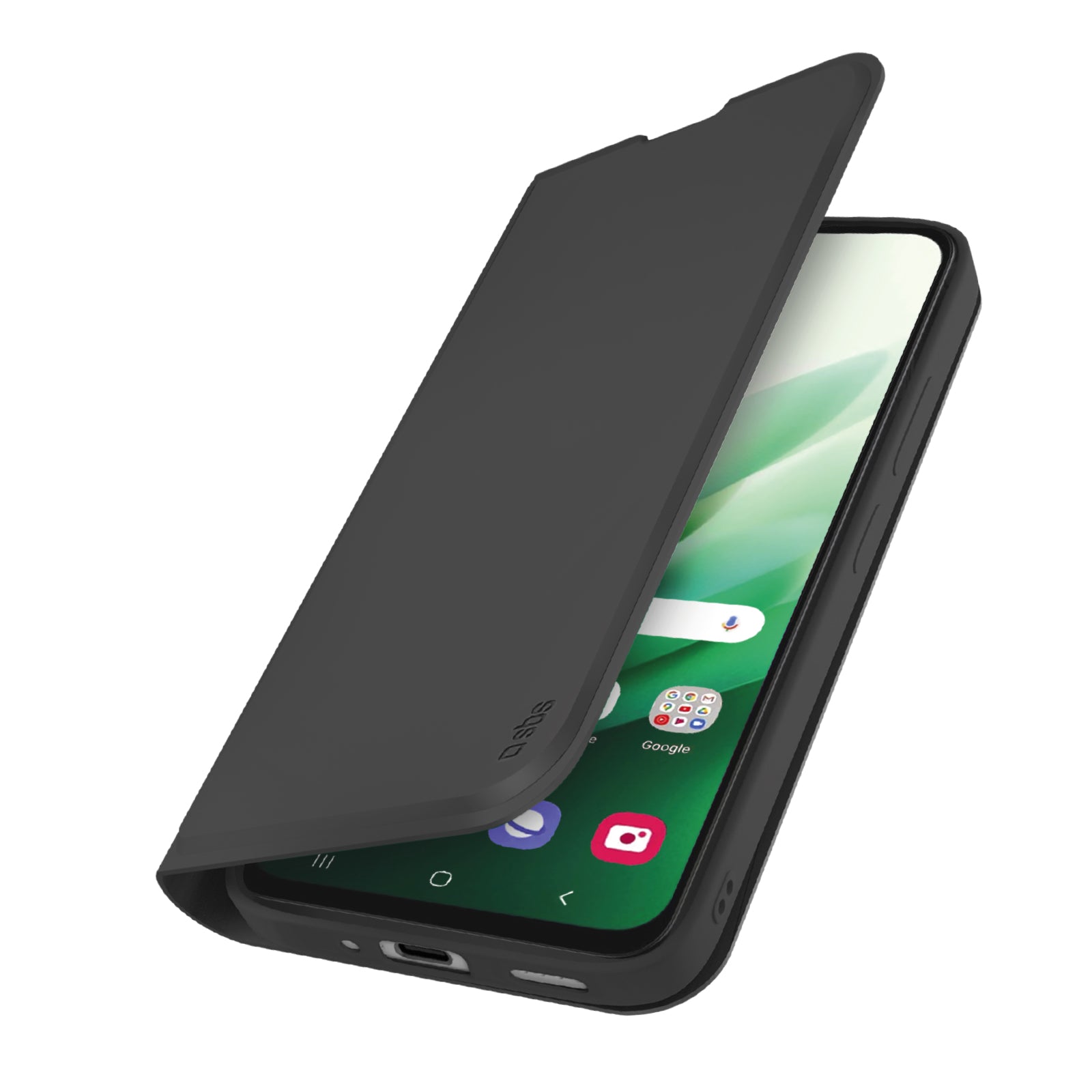 Book-style case with stand support and soft touch surface for Xiaomi Redmi 15