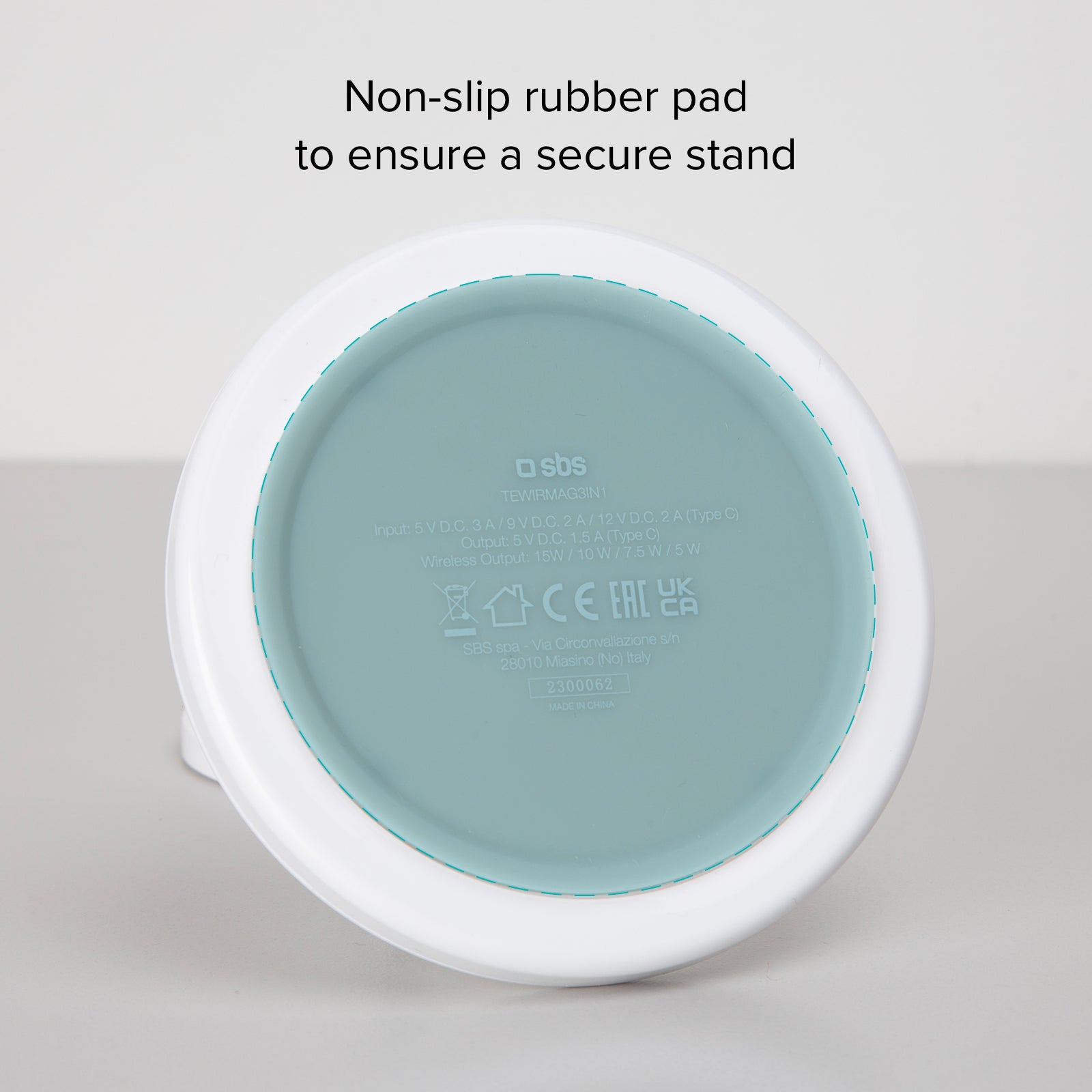 Stazione di ricarica wireless verticale 3 in 1