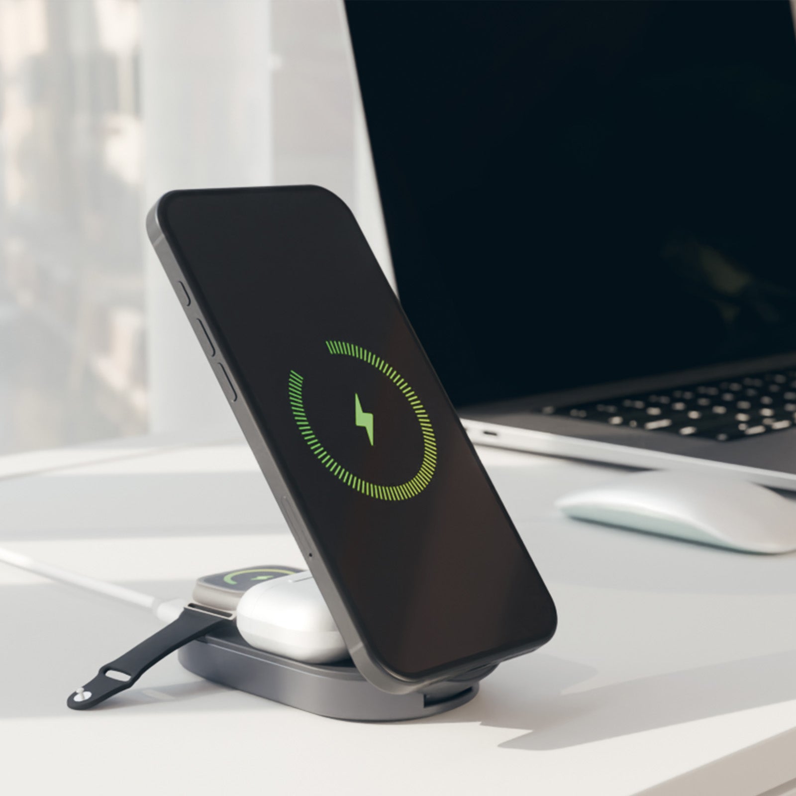 Caricatore Wireless Power Dock 3 in 1