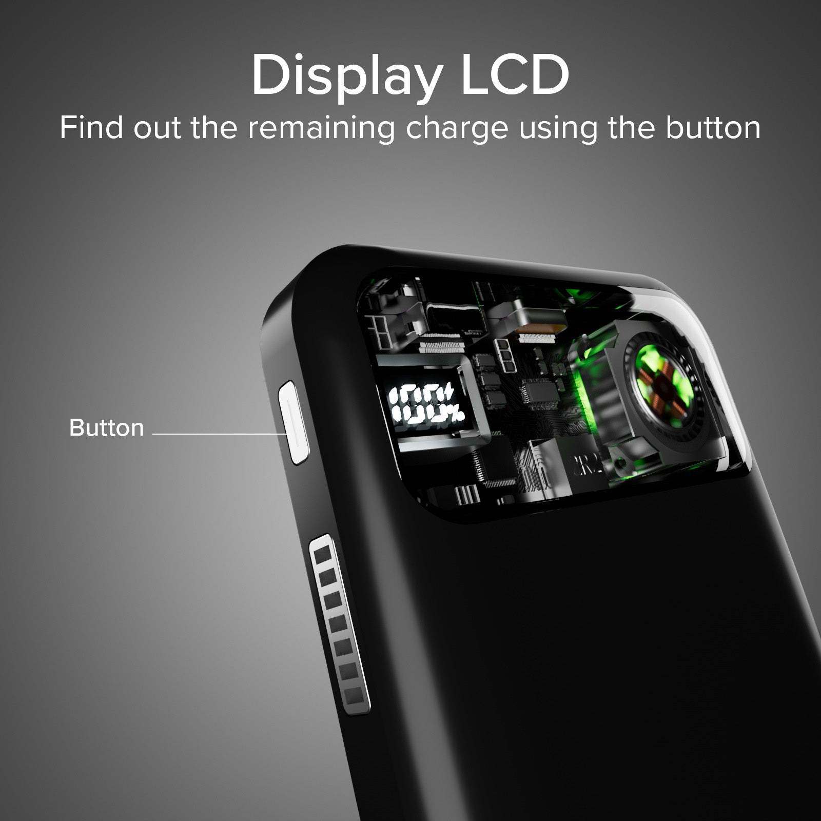 10,000 mAh Wireless Power Bank with Cooling Fan