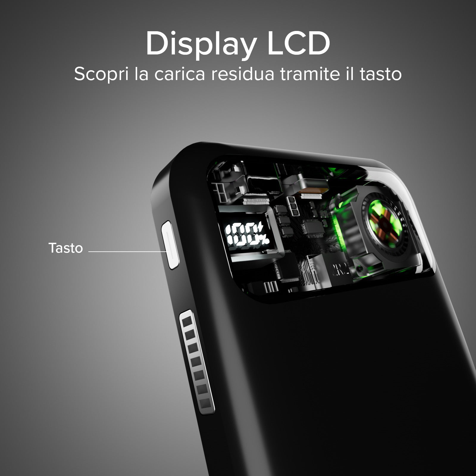 10,000 mAh Wireless Power Bank with Cooling Fan