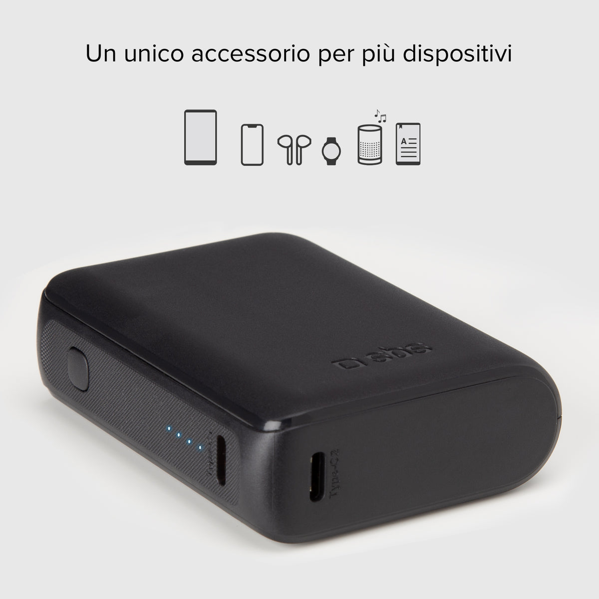 Power bank ultracompacta de 10000 mAh