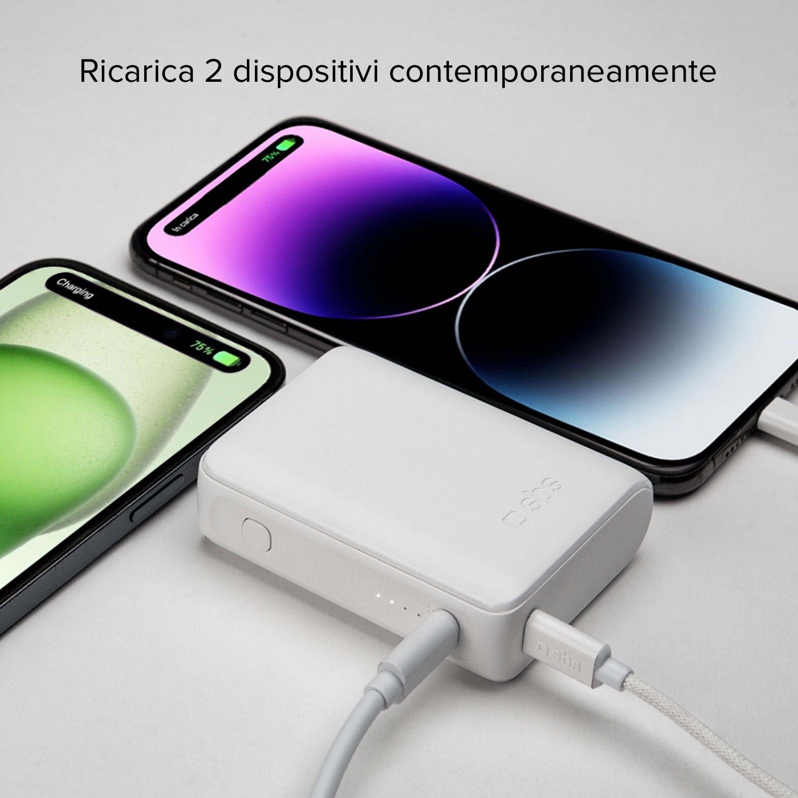 Power bank ultracompacta de 10000 mAh