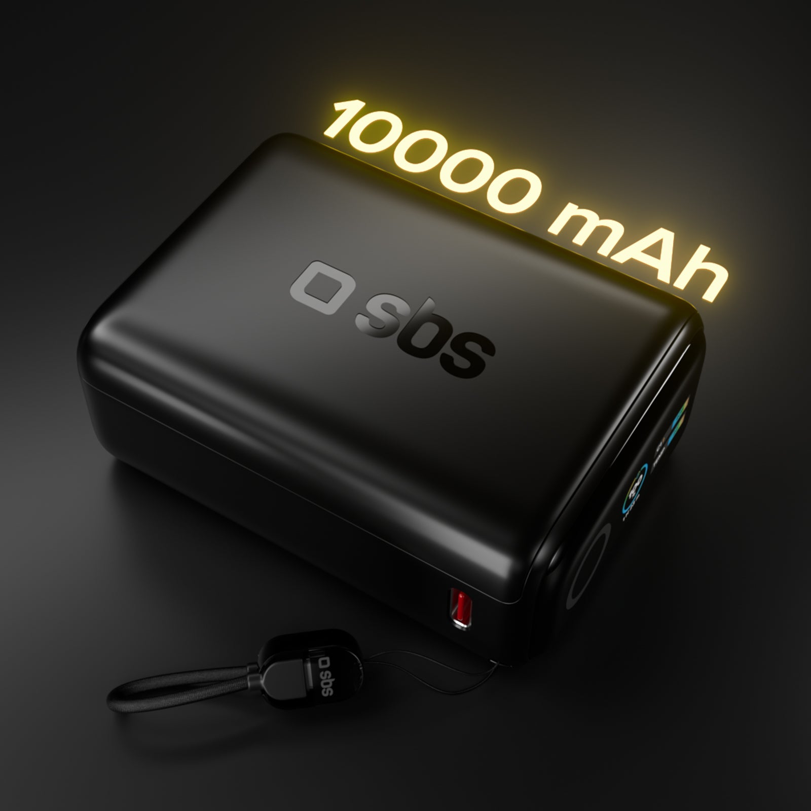 Power bank 10000 mAh 40W PD con display TFT