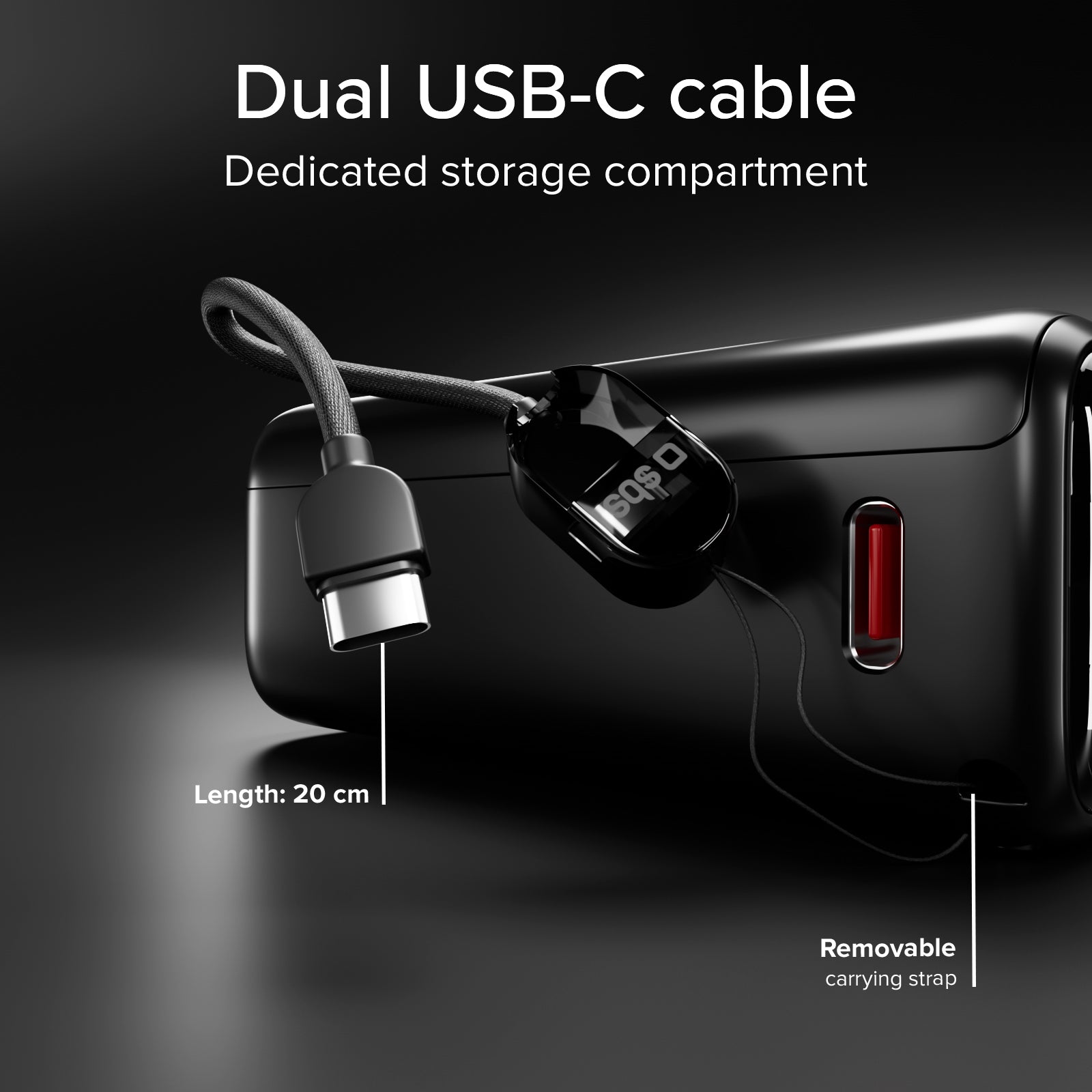 Power bank 10000 mAh 40W PD con display TFT