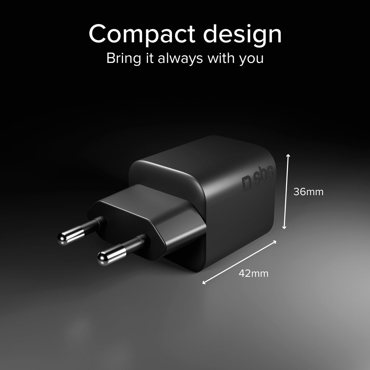  Kit charge 100W double USB‑C avec câble tressé