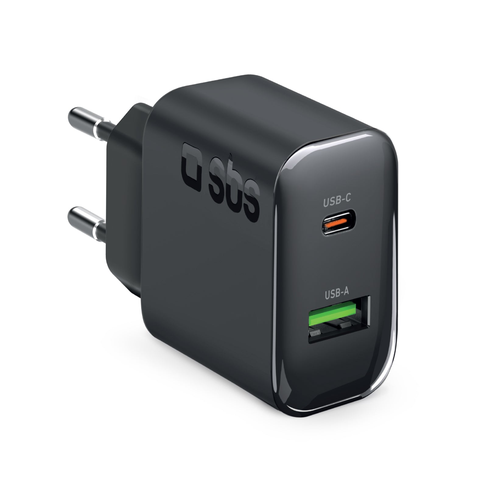 Caricatore 65W doppia USB‑C + USB‑A