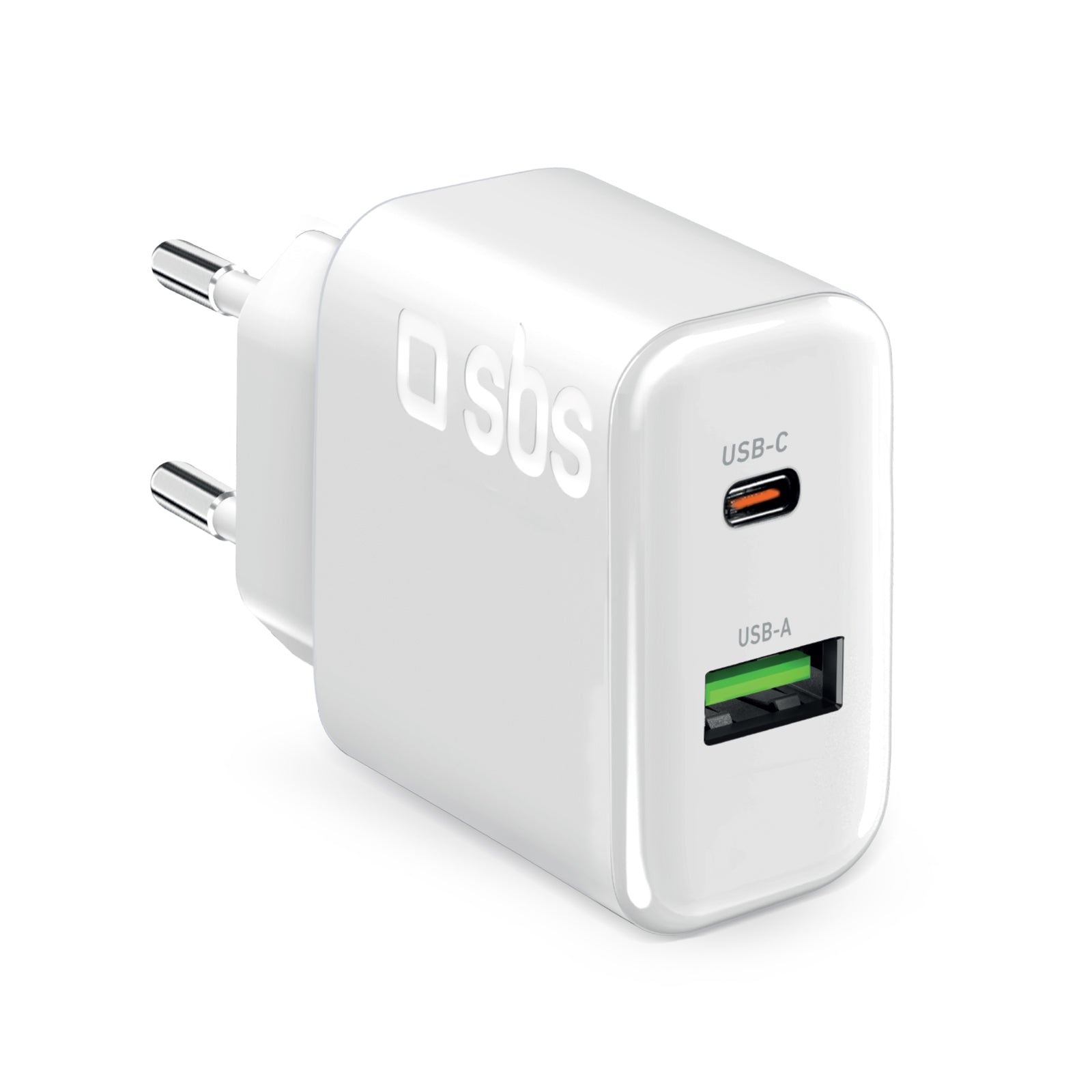 Caricatore da parete 70W per MacBook, doppia porta USB-C Power Delivery e USB-A