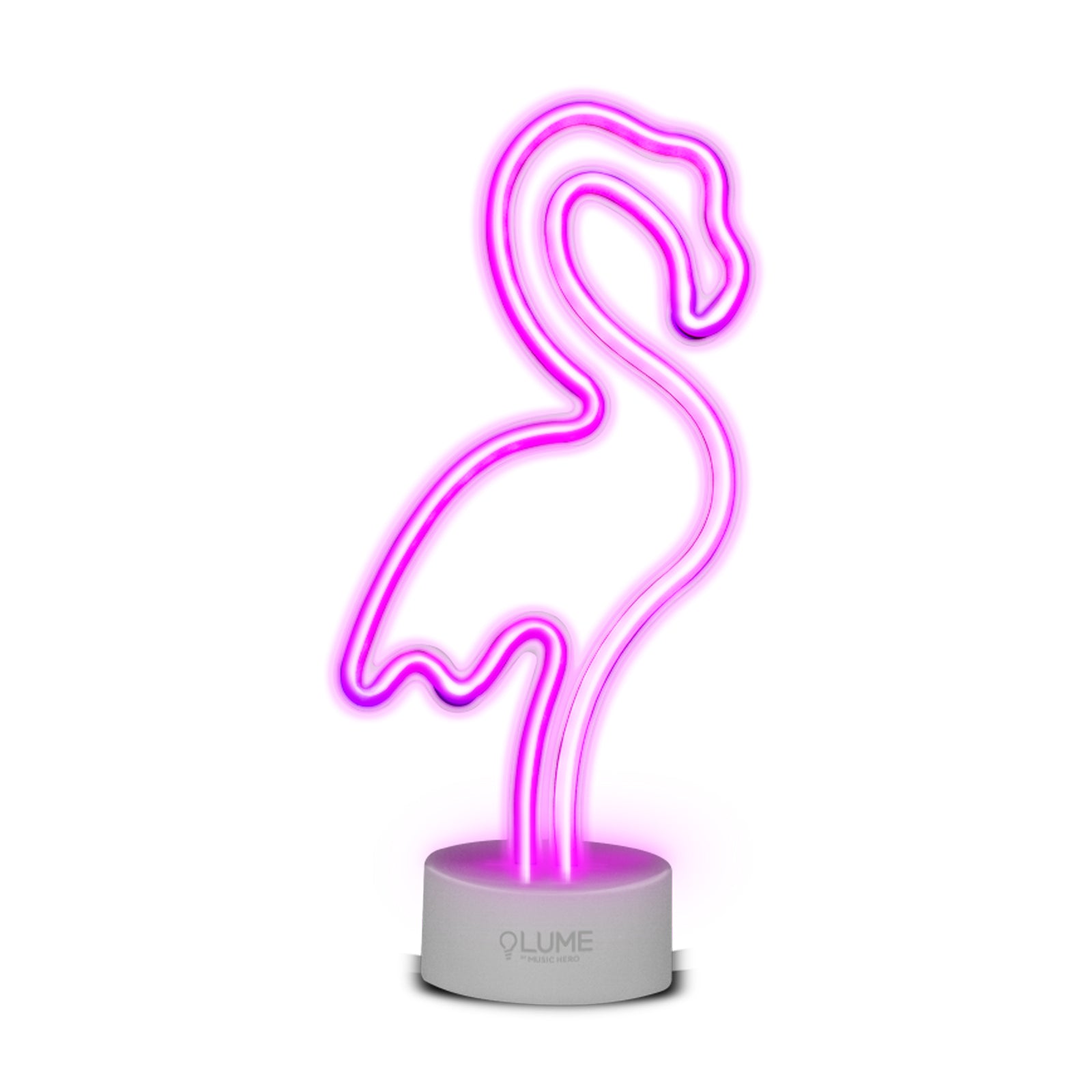 Insegna Luminosa a LED "Pink Flamingo Vibes" con effetto neon per interni