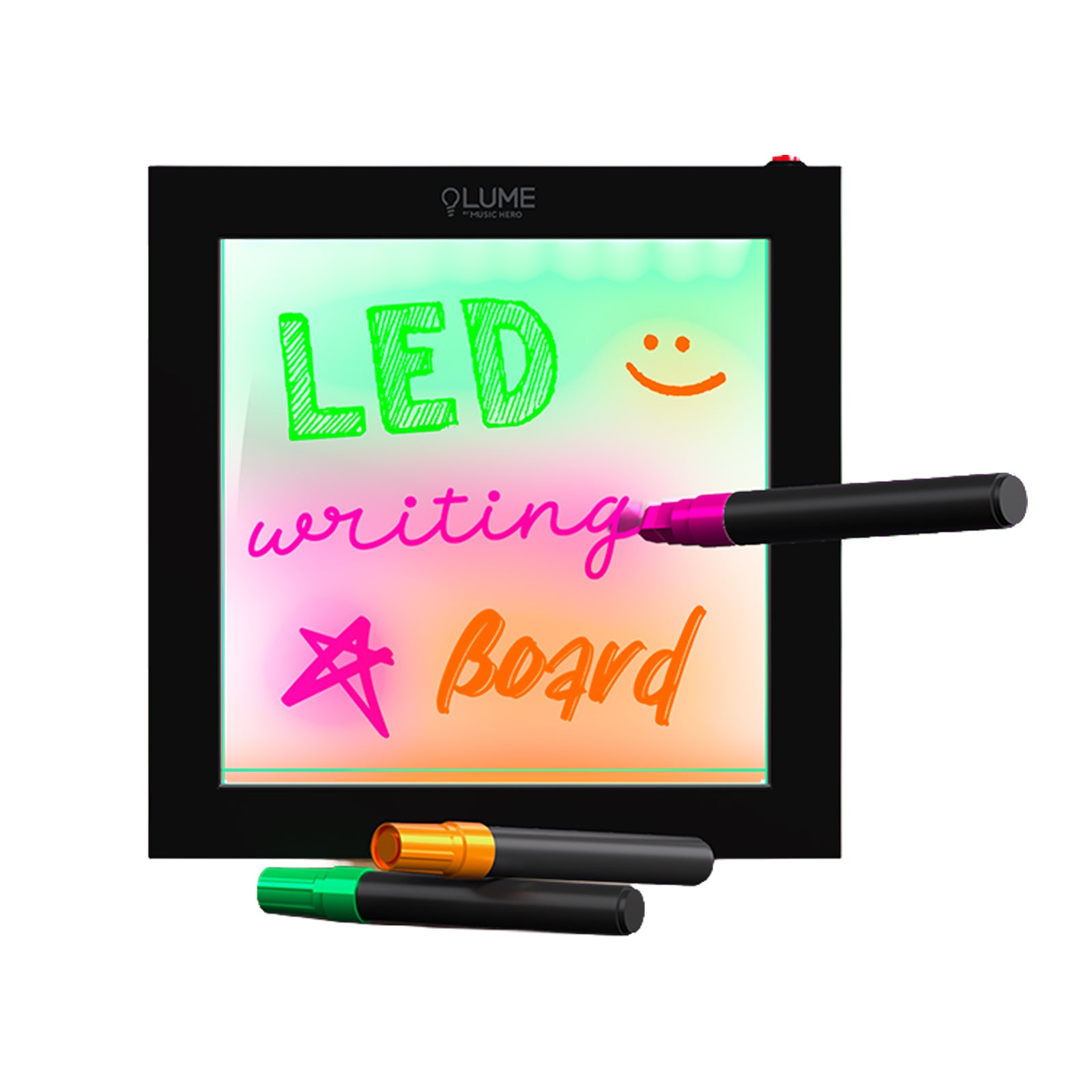 Cornice a LED personalizzabile per scrivere o disegnare