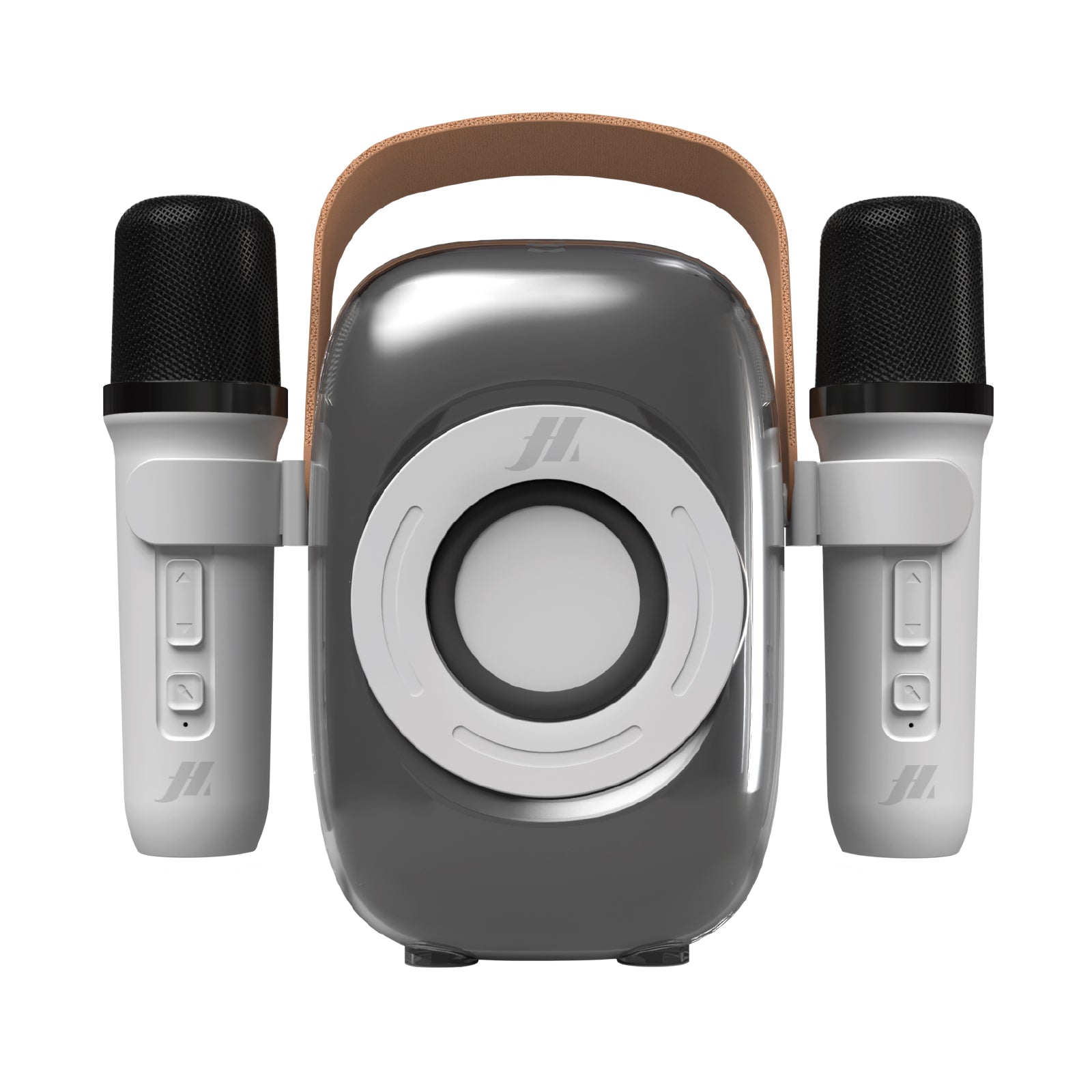 Speaker Karaoke wireless portatile con 2 microfoni