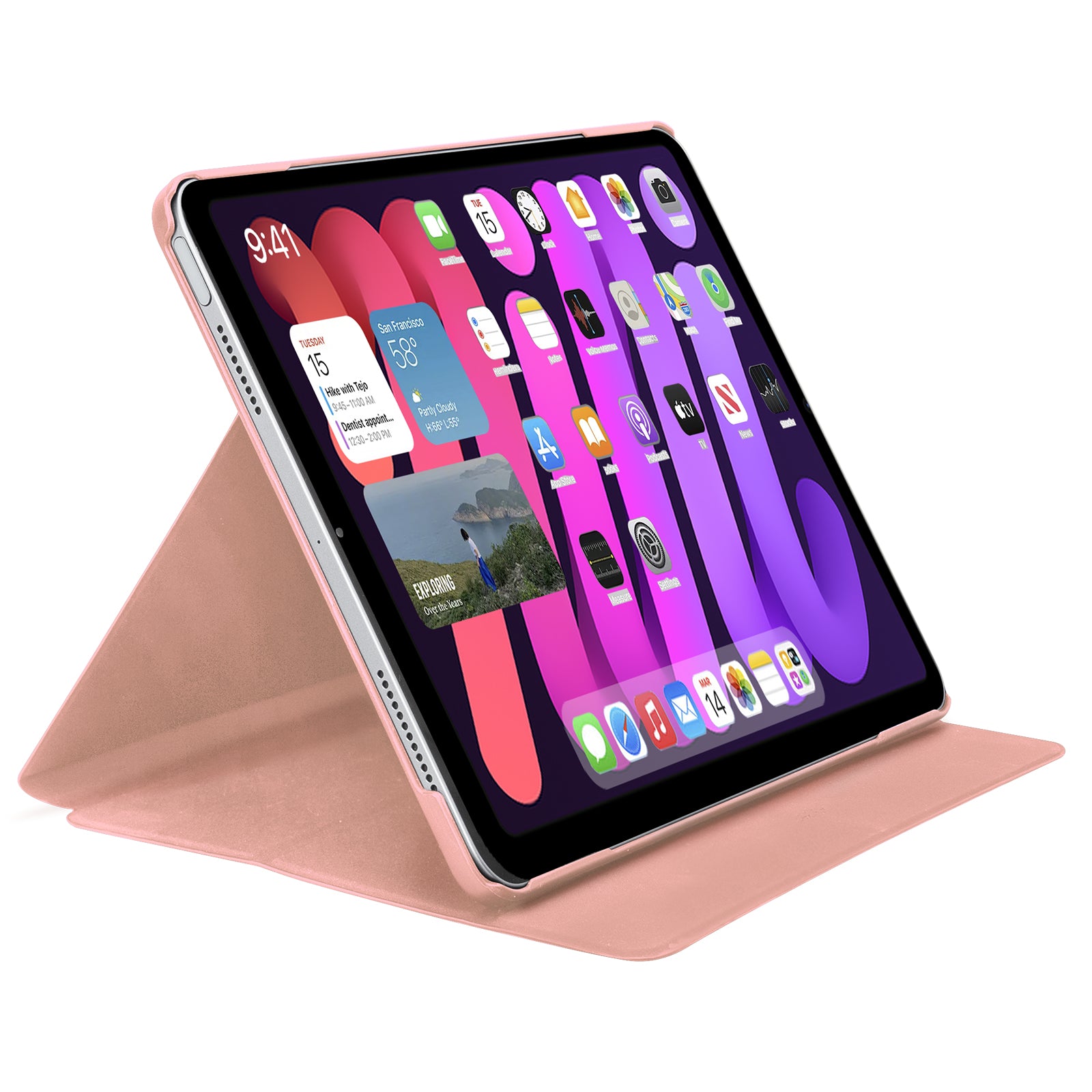 Custodia Book Pro con supporto a leggio per iPad Mini 6/Mini 7