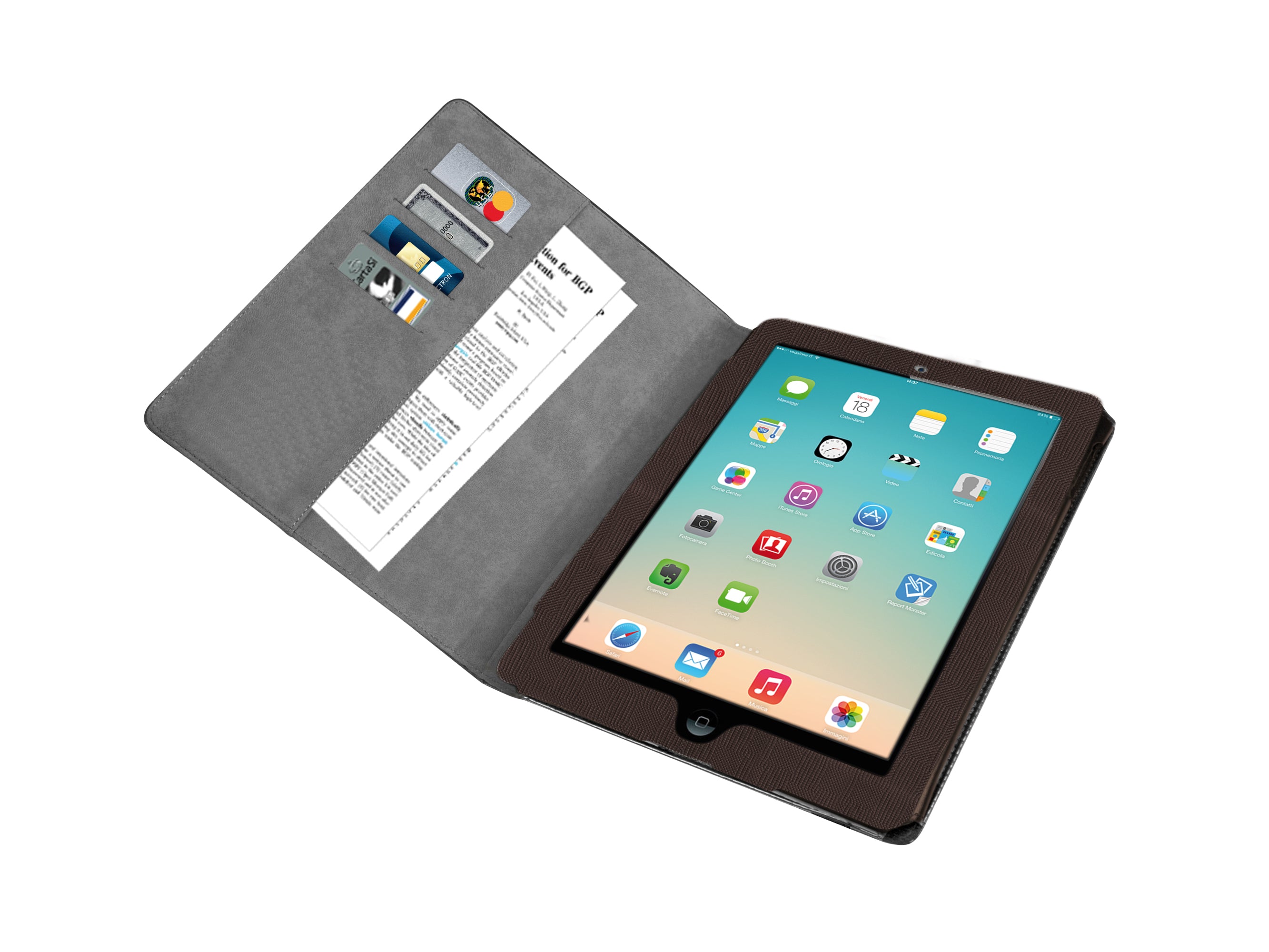 Custodia a libro Bookstyle per iPad Air, iPad Air 2, iPad 9.7 2017