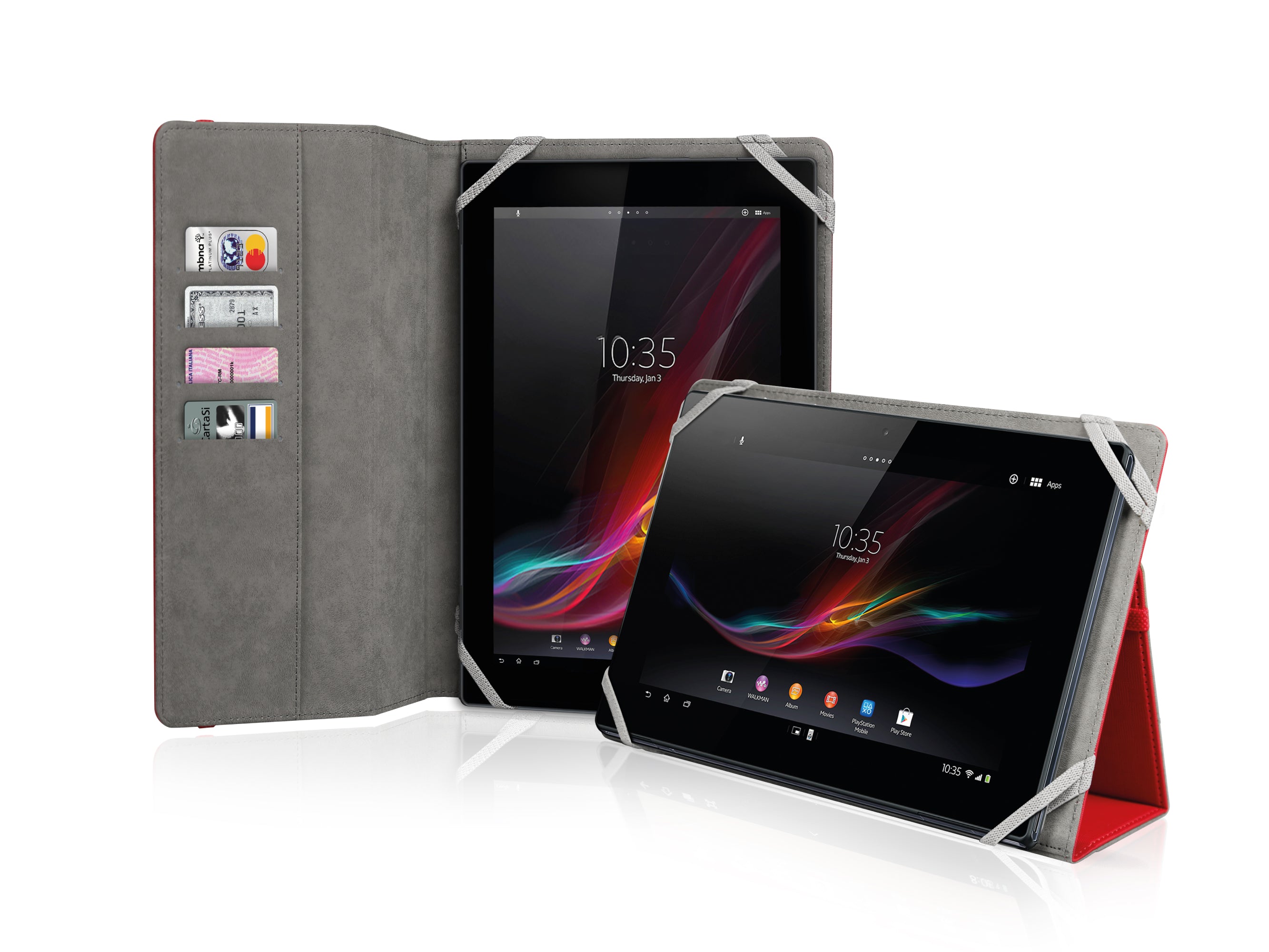 Custodia a libro universale Bookstyle per tablet 10''