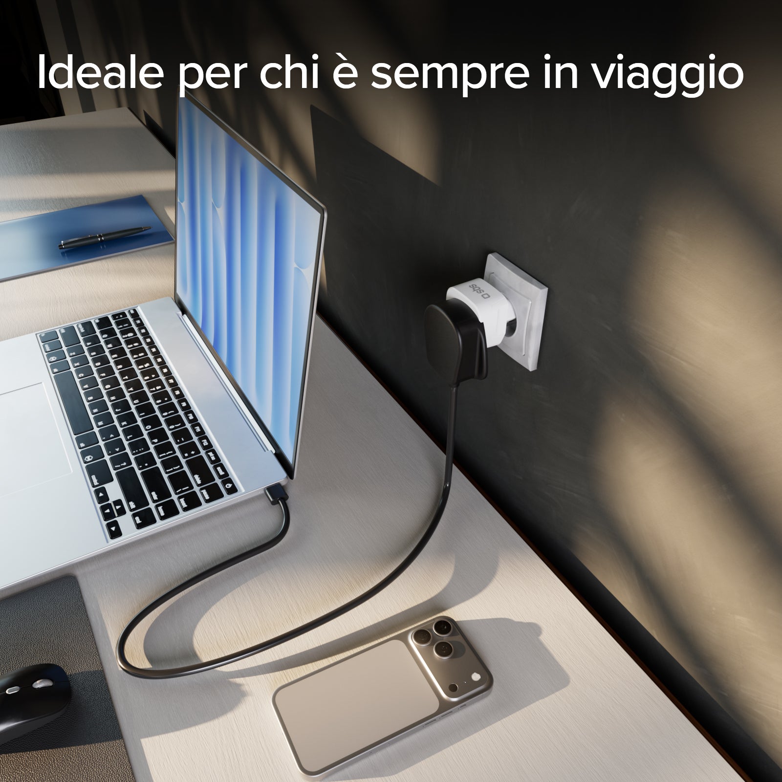 Universal-Reiseadapter Typ J – Schweizer Stecker