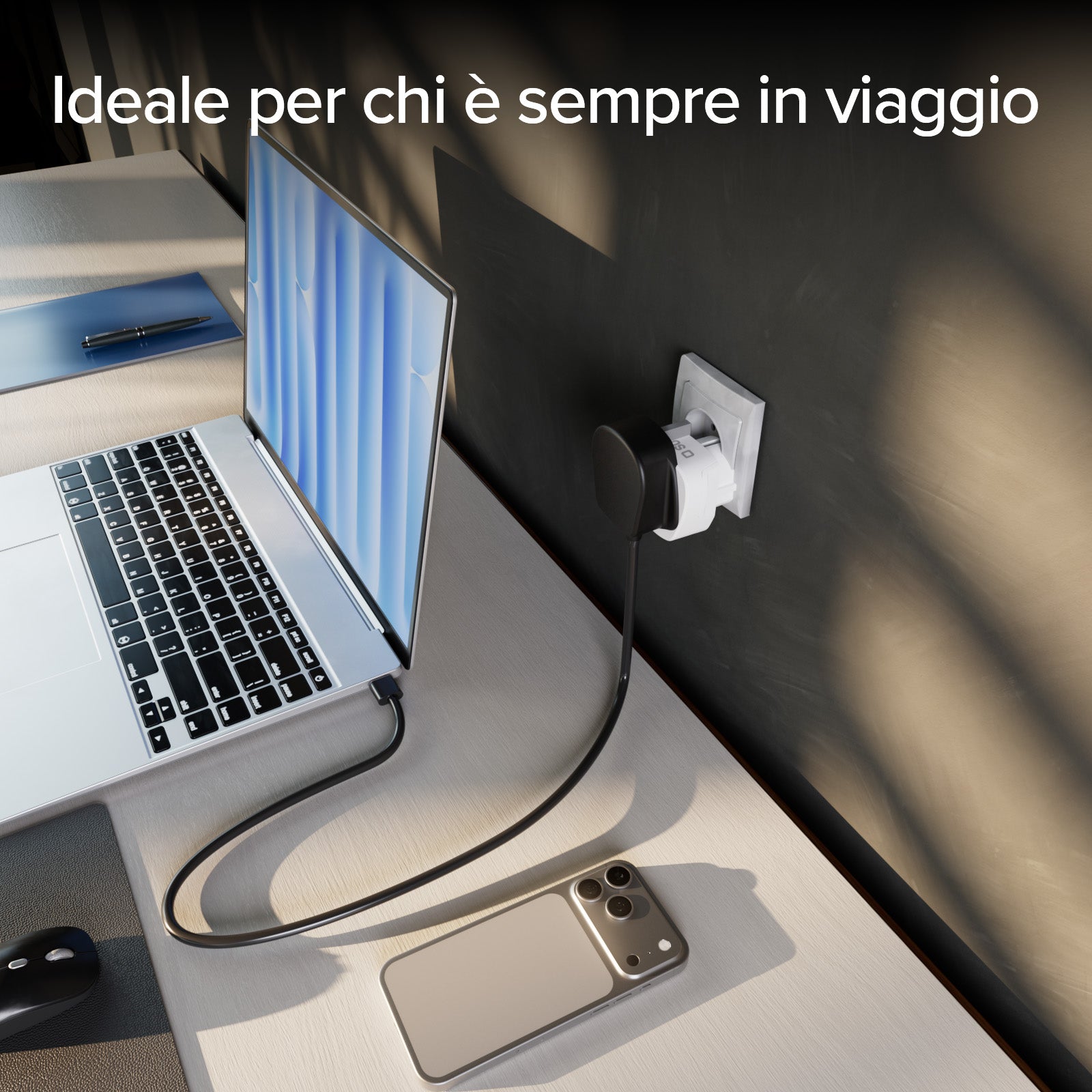Adaptateur de voyage universel Schuko